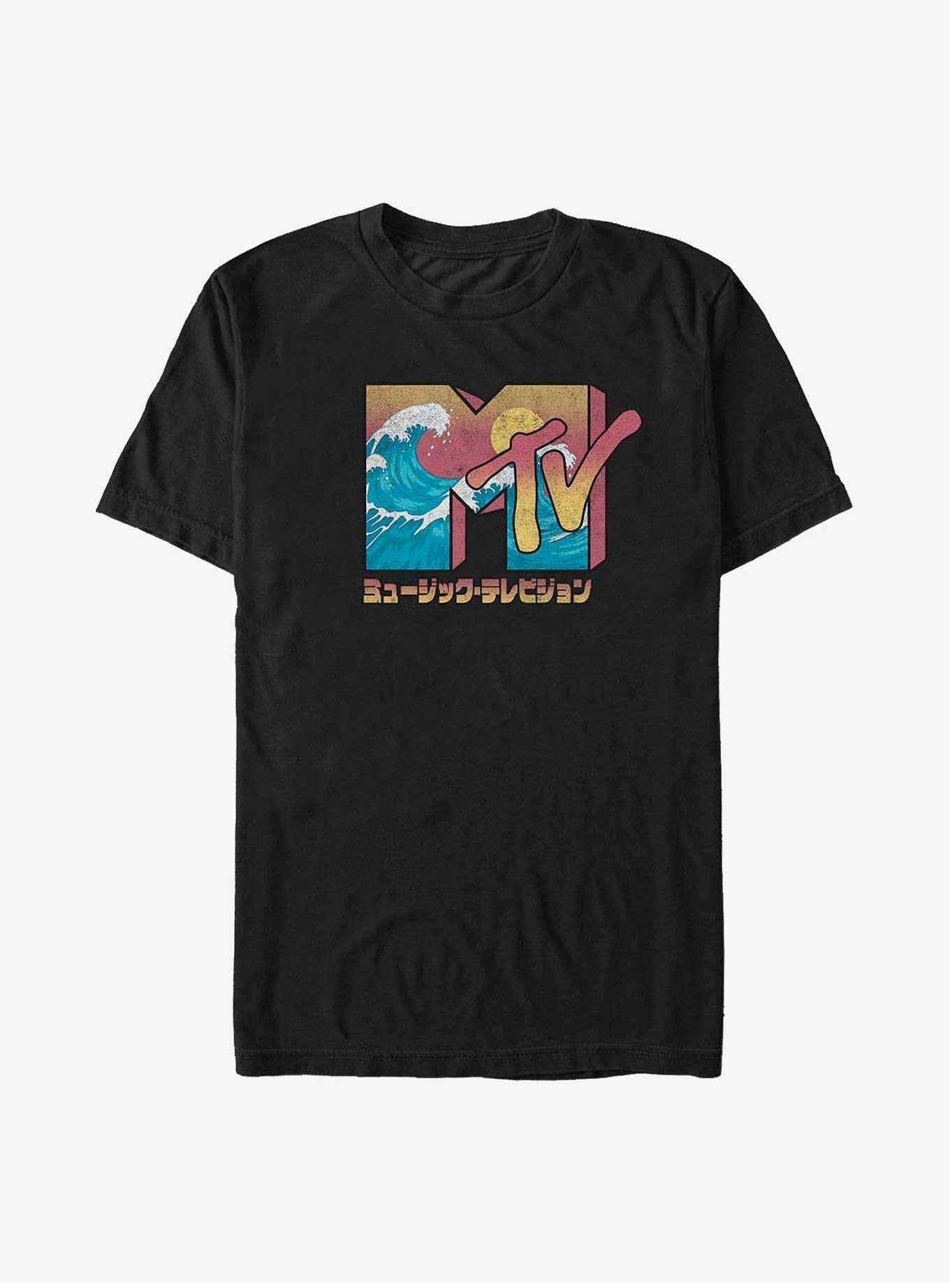 MTV Wave Logo in Japanese T-Shirt | Trending Graphic Tee For Fans