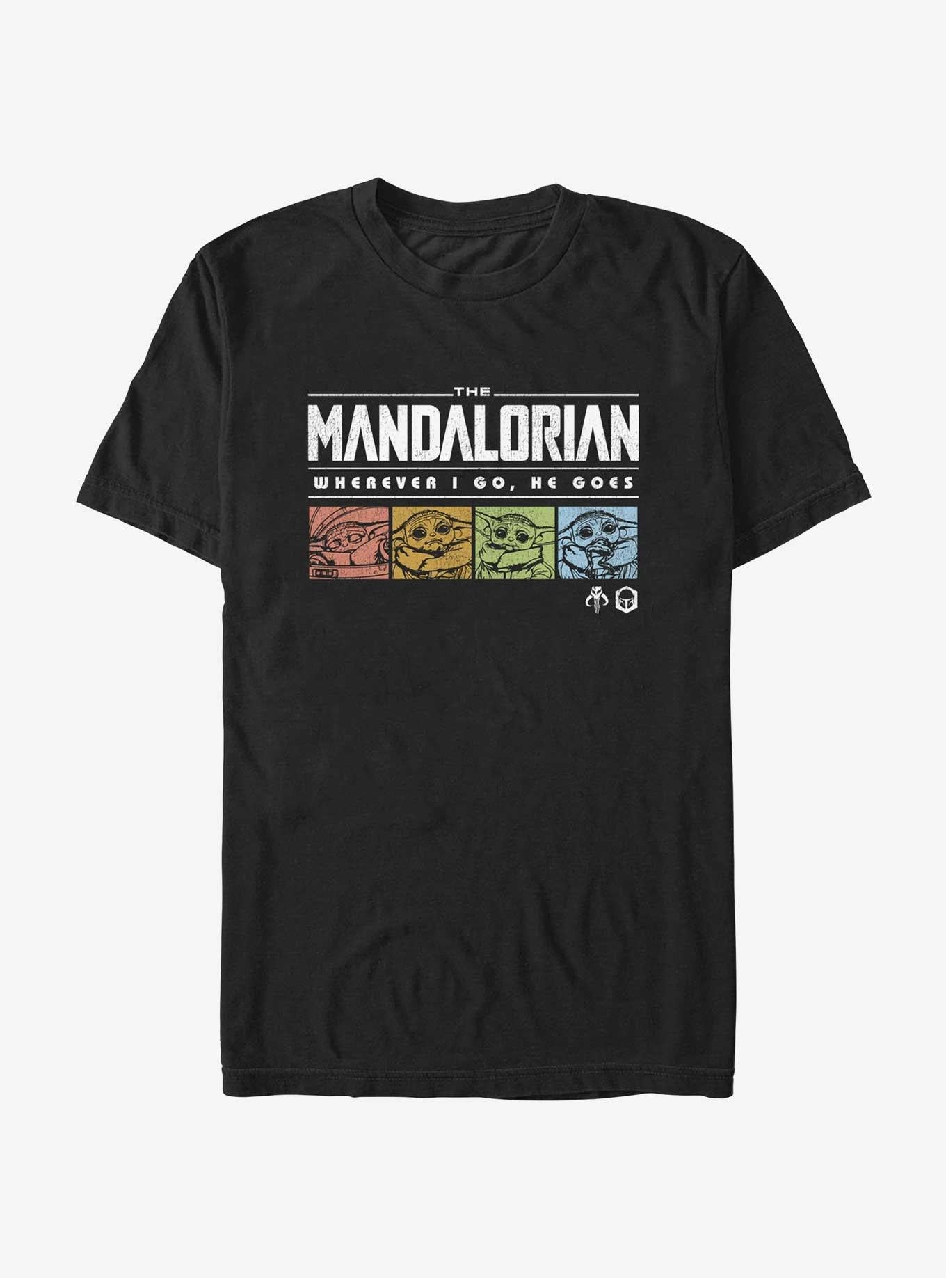 Star Wars The Mandalorian Retro Pop Logo T-Shirt | Trending Graphic Tee For Fans