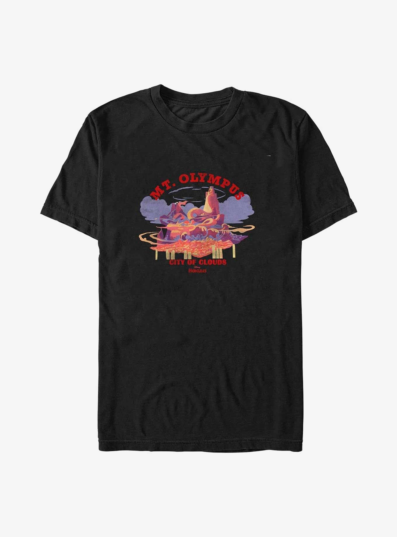 Disney Hercules Mount Olympus City of Clouds T-Shirt | Trending Graphic Tee For Fans