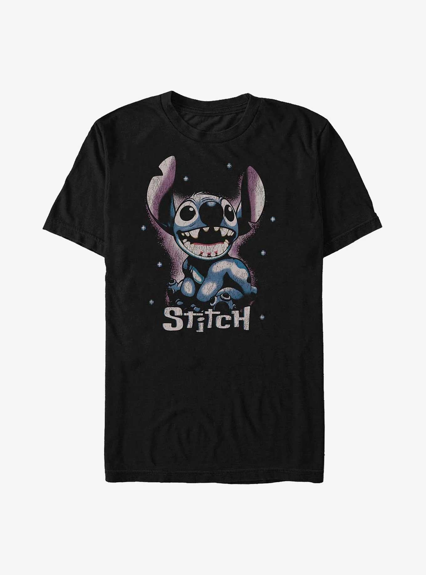 Disney Lilo & Stitch Distressed Stitch T-Shirt | Trending Graphic Tee For Fans
