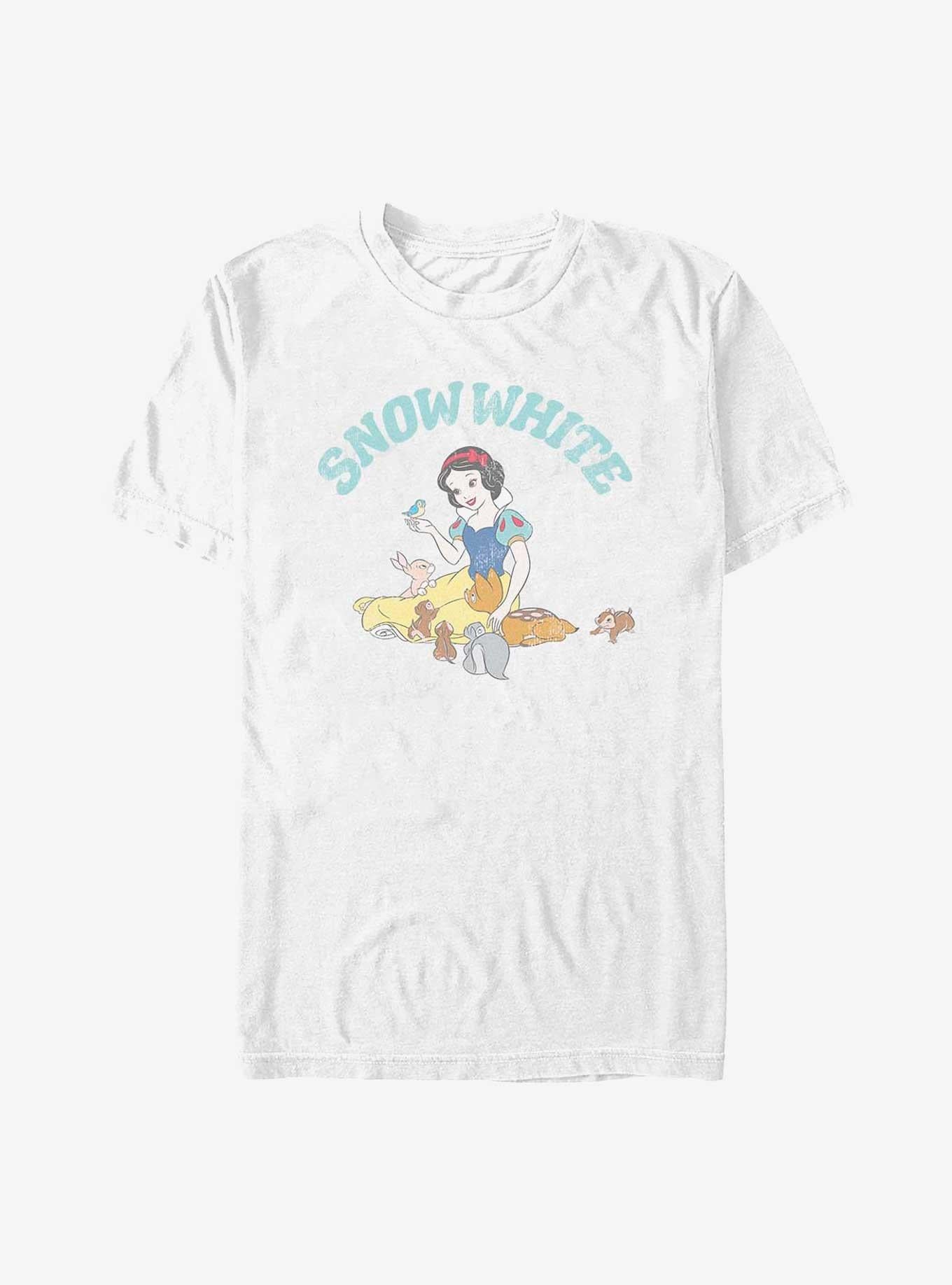 Disney Snow White and the Seven Dwarfs Woodland Animals T-Shirt | Trending Graphic Tee For Fans