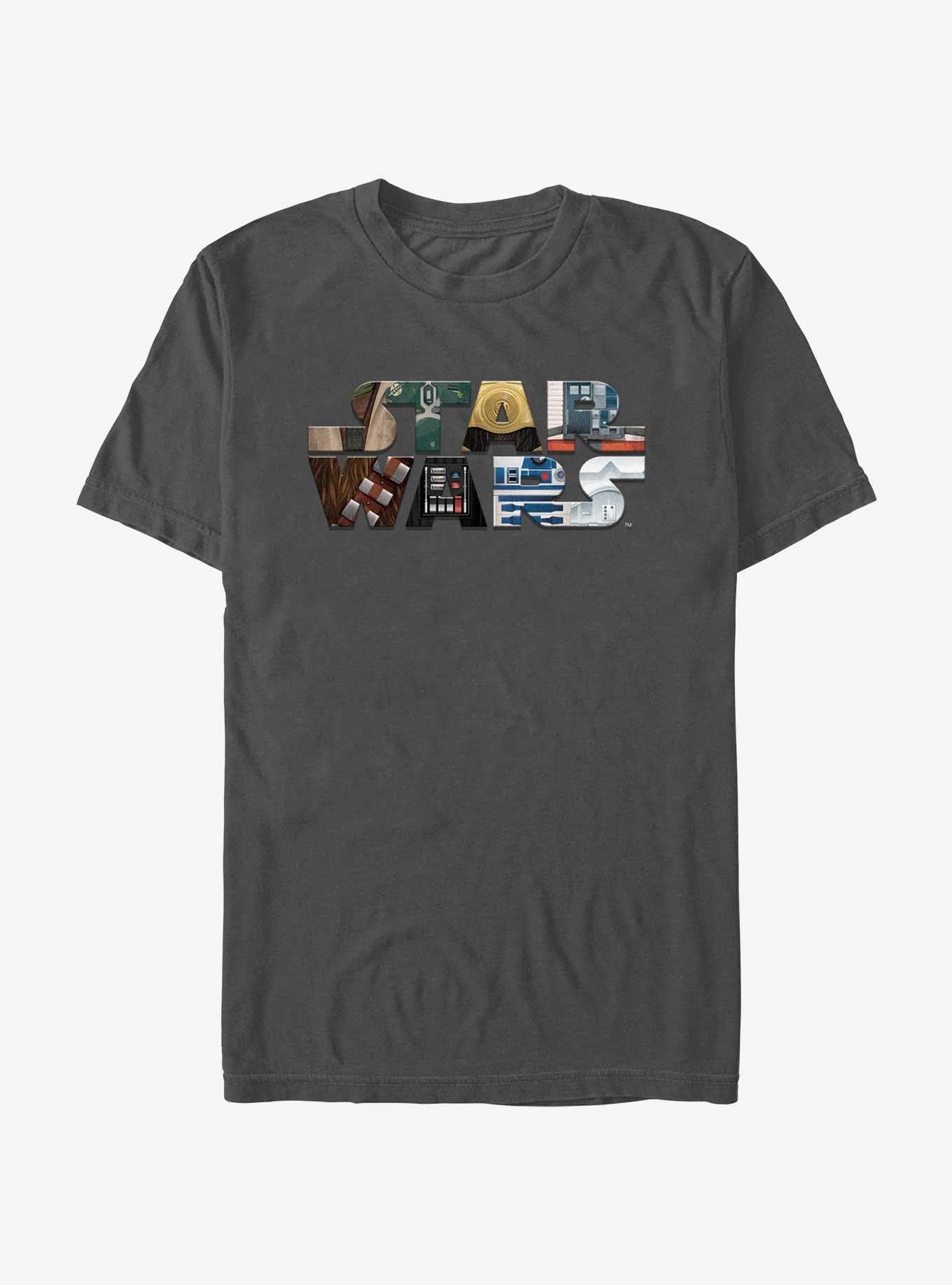 Star Wars Logo Symbolic Fill T-Shirt | Trending Graphic Tee For Fans