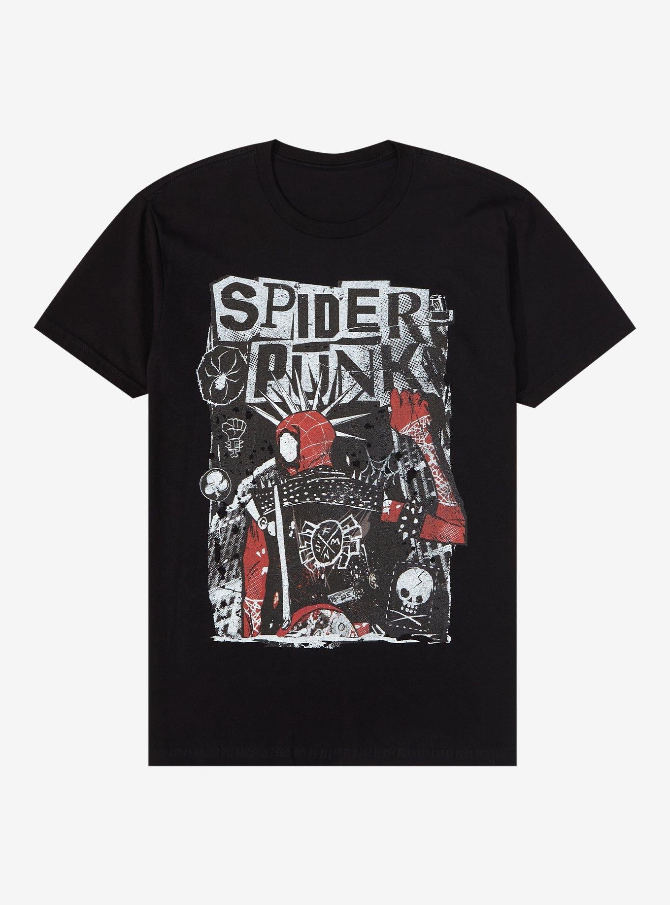 Marvel Spider-Man Across The Spider-Verse Spider-Punk T-Shirt | Trending Graphic Tee For Fans