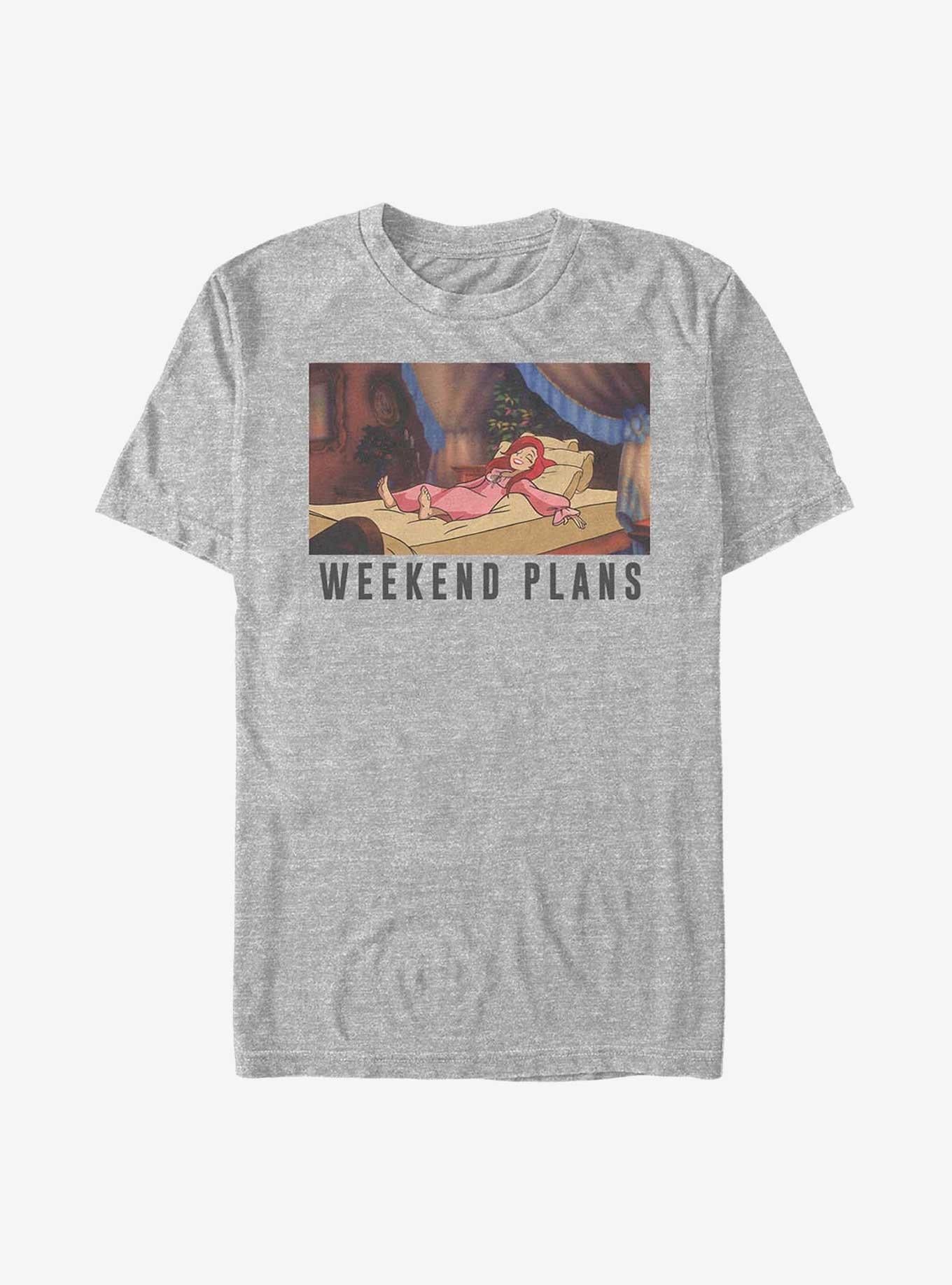 Disney The Little Mermaid Ariel Weekend Plans T-Shirt | Trending Graphic Tee For Fans