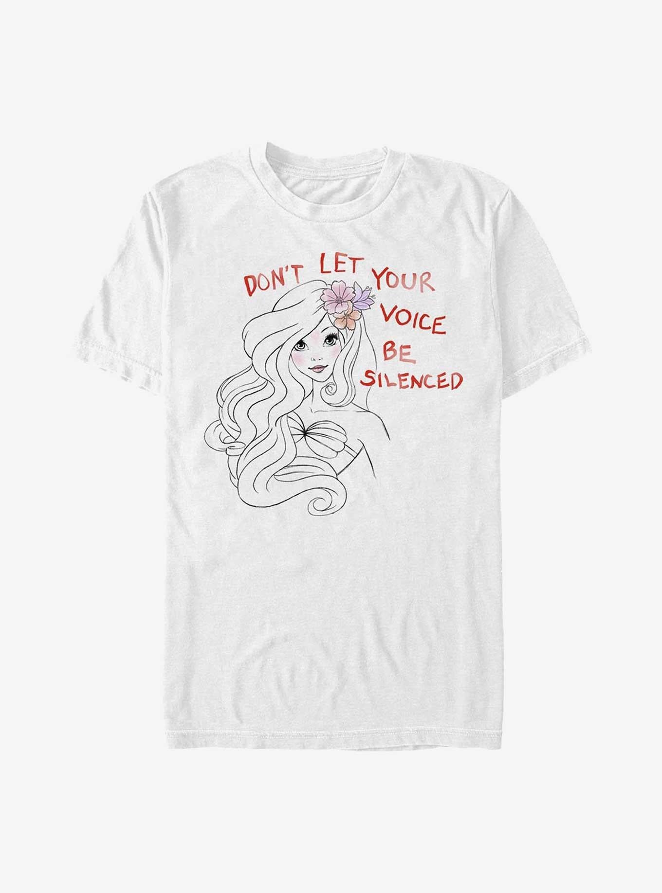 Disney The Little Mermaid Don't Silence Your Voice T-Shirt | Trending Graphic Tee For Fans