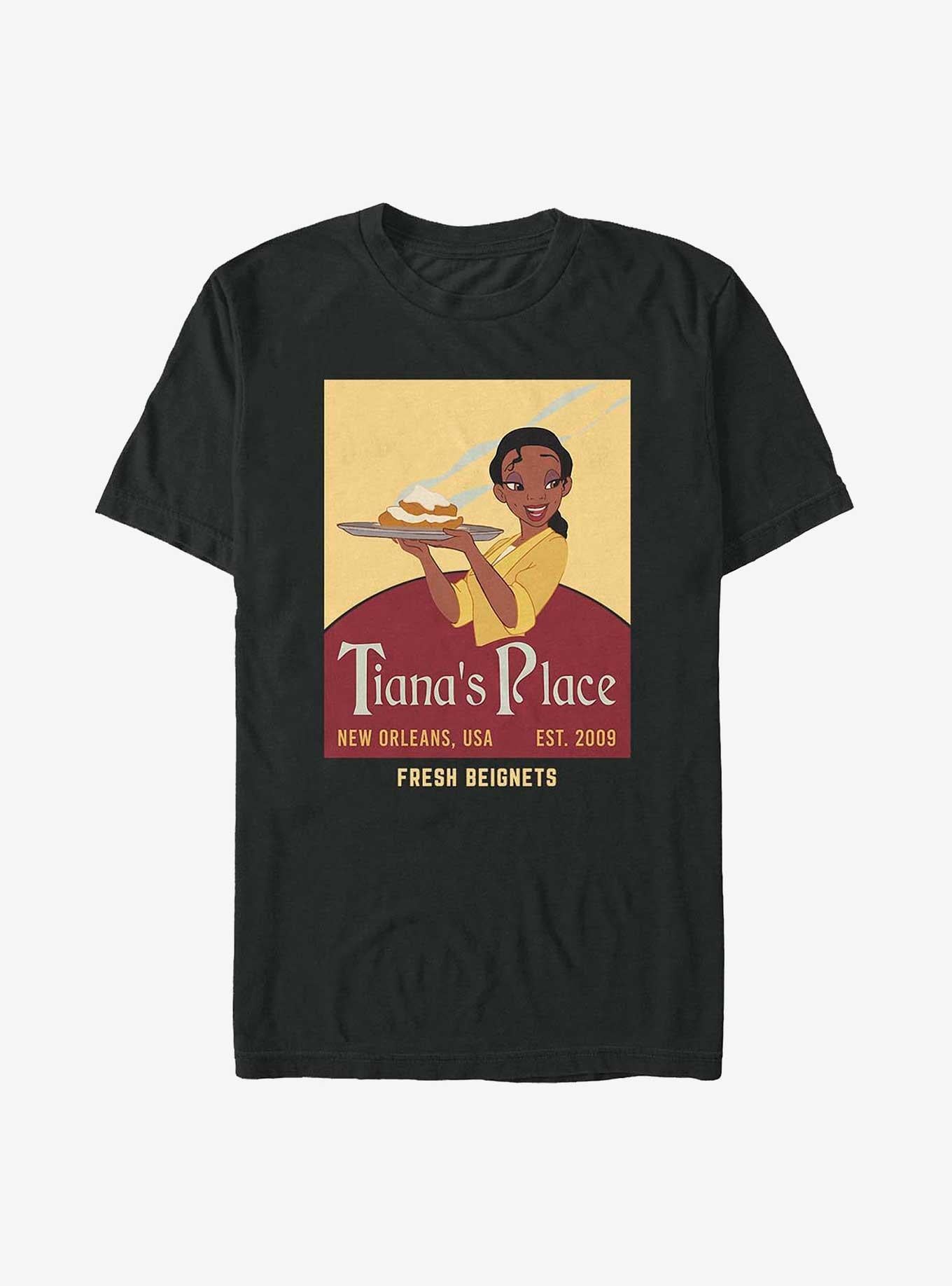Disney The Princess and the Frog Tiana's Place Poster Extra Soft T-Shirt | Trending Graphic Tee For Fans