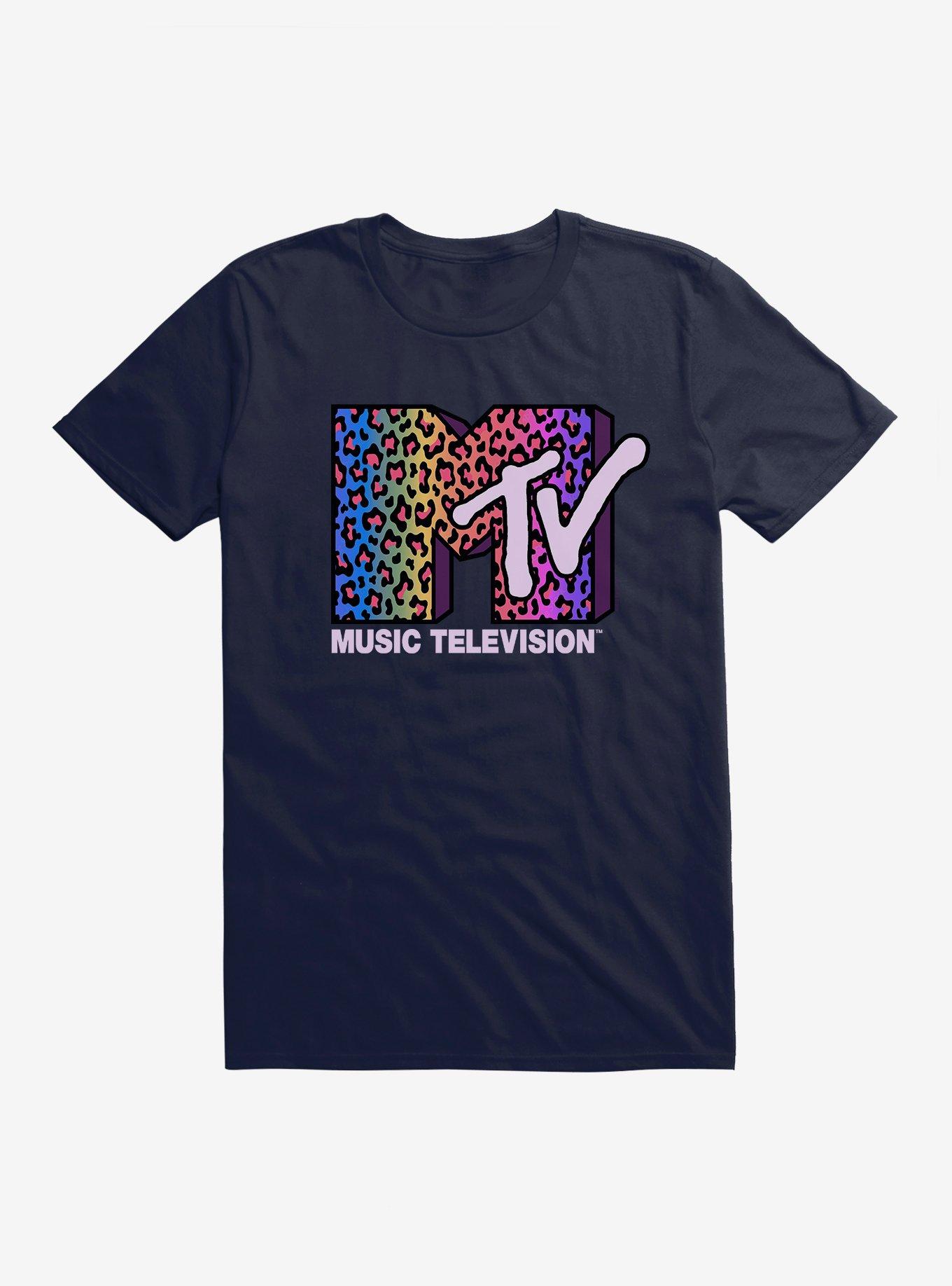 MTV Rainbow Cheetah Logo T-Shirt | Trending Graphic Tee For Fans