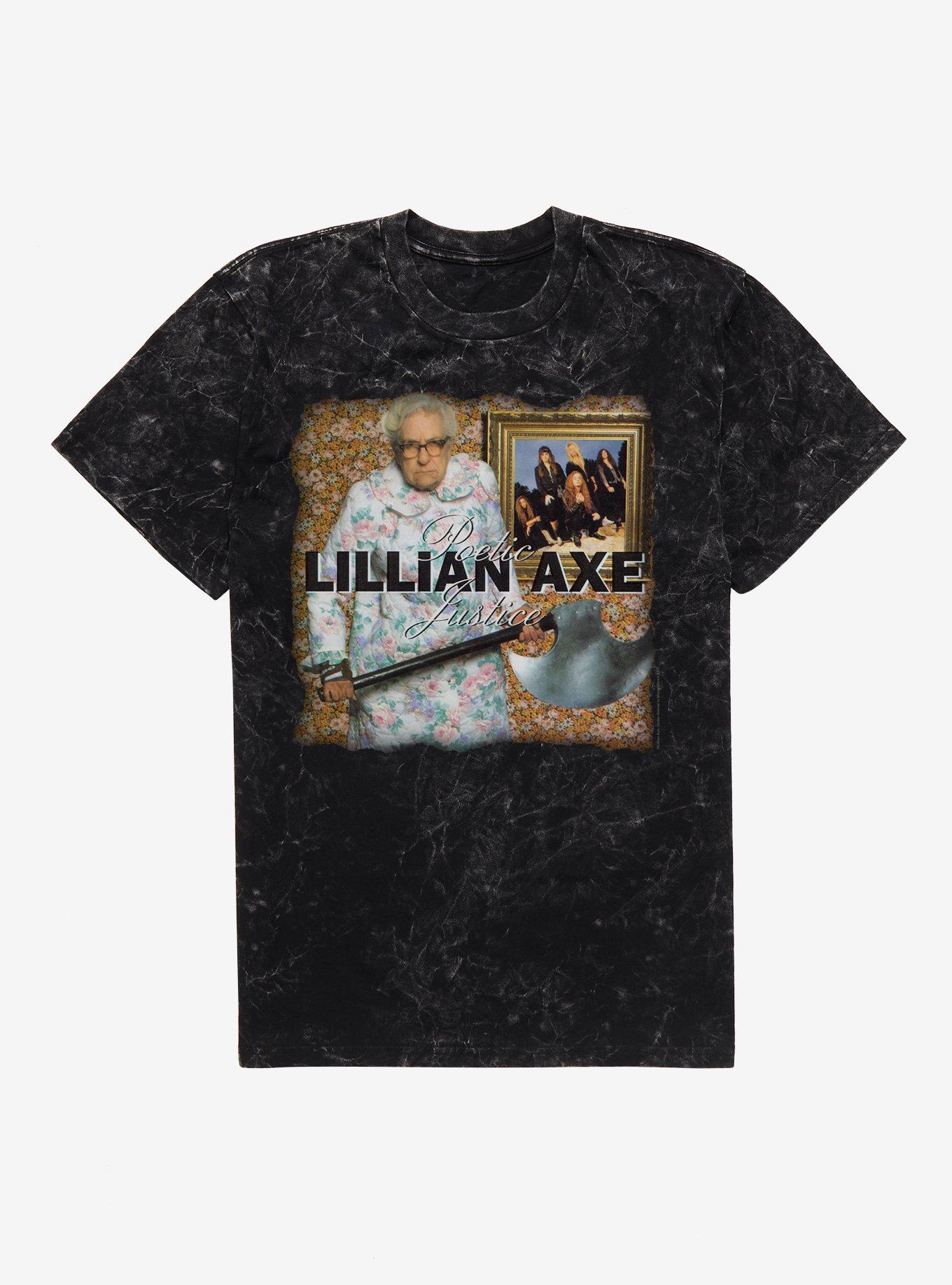 Lillian Axe Poetic Justice Mineral Wash T-Shirt | Trending Graphic Tee For Fans