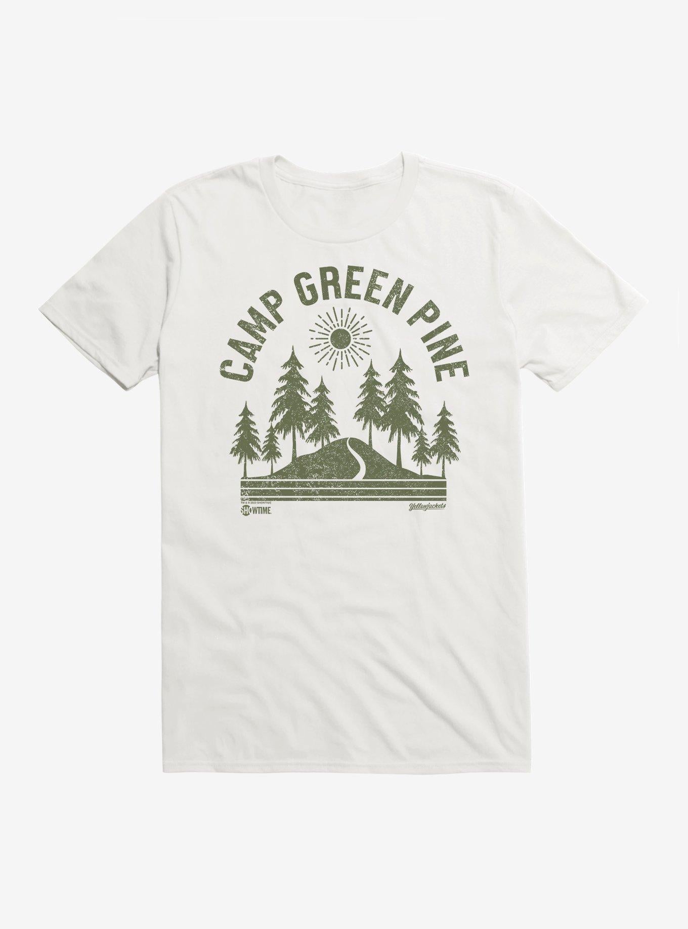 Yellowjackets Camp Green Pine T-Shirt | Trending Graphic Tee For Fans