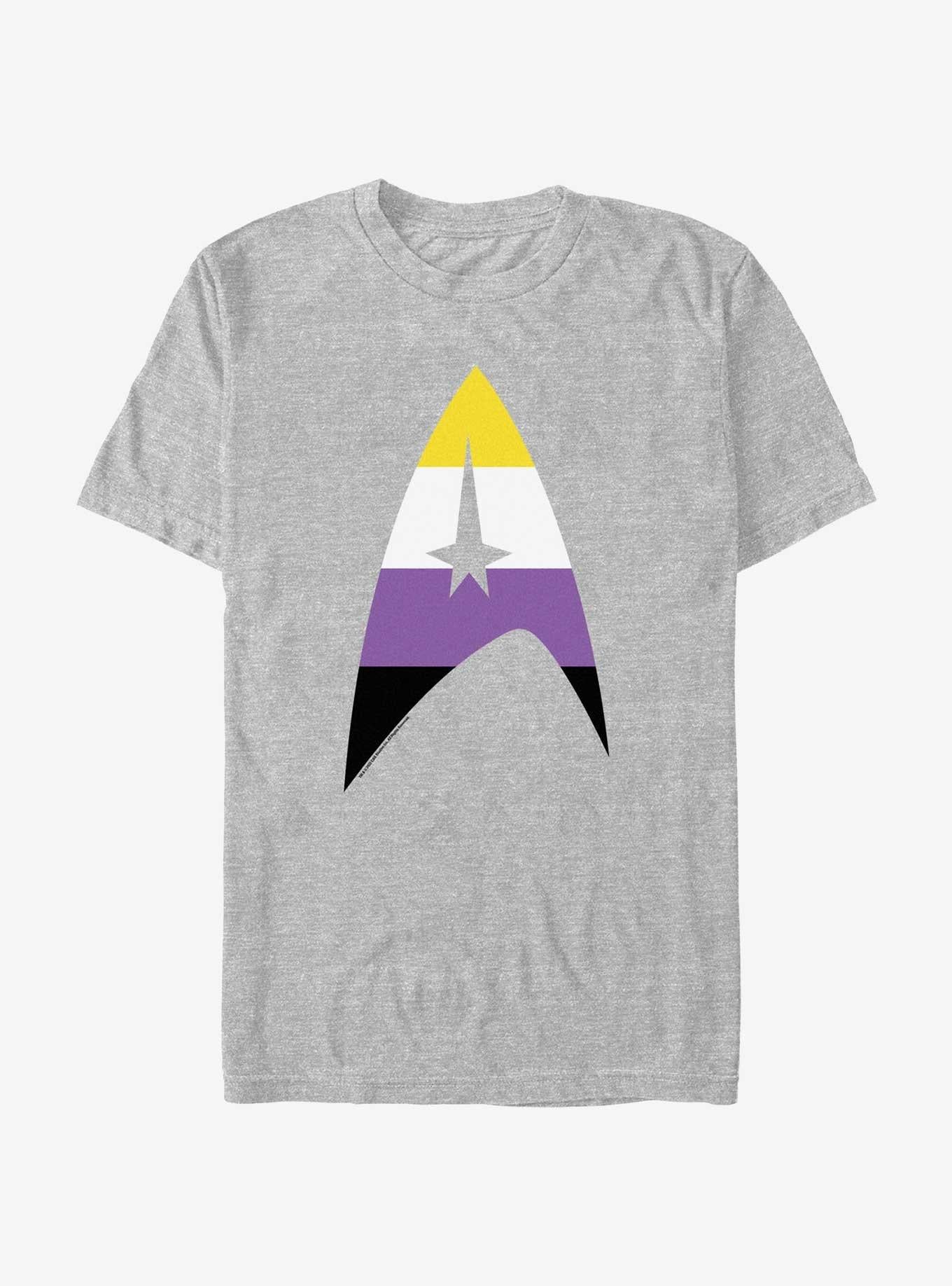 Star Trek Nonbinary Flag Logo Pride T-Shirt | Trending Graphic Tee For Fans