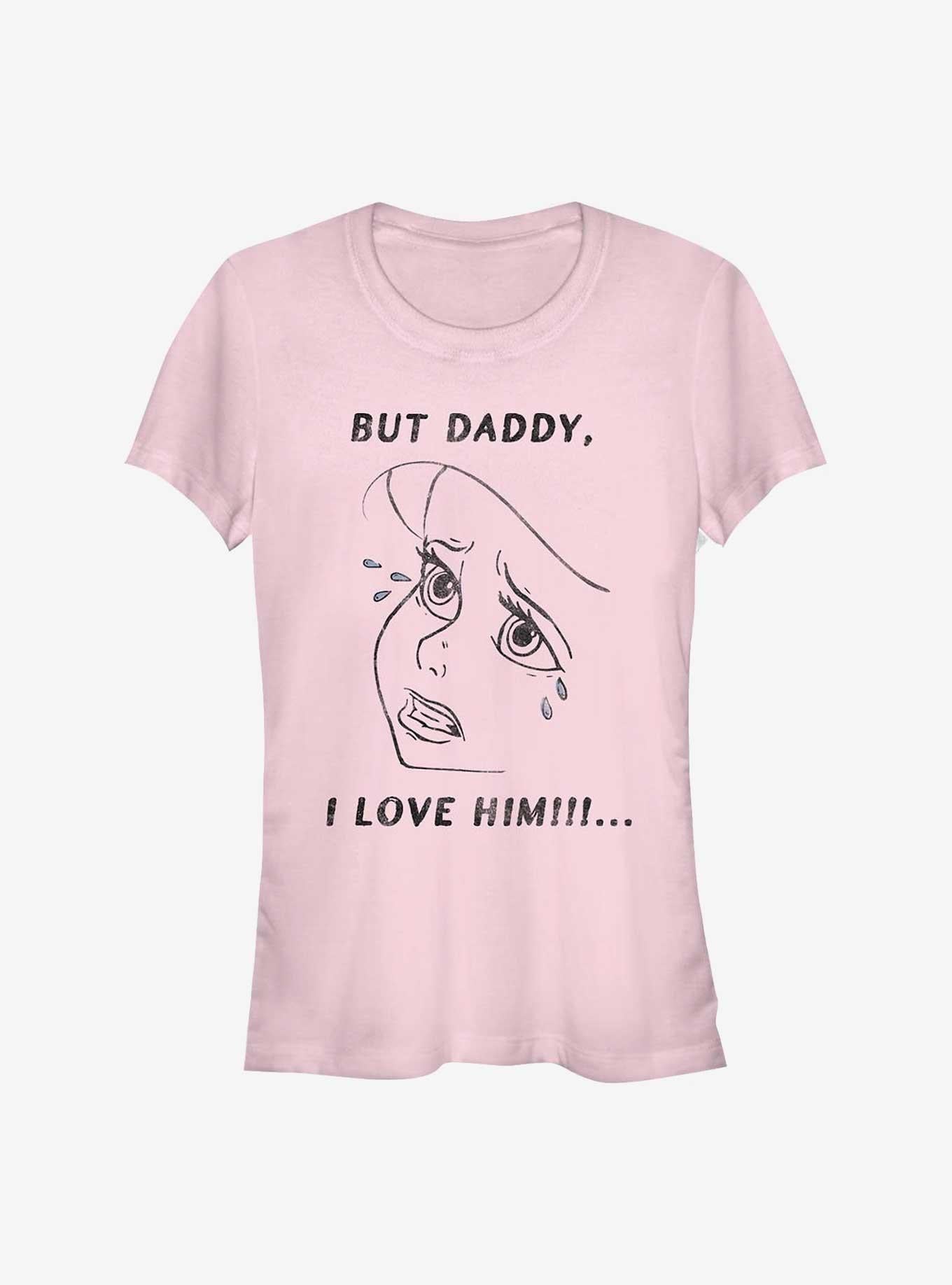 Disney The Little Mermaid Ariel But Daddy I Love Him Girls T-Shirt | Trending Graphic Tee For Fans