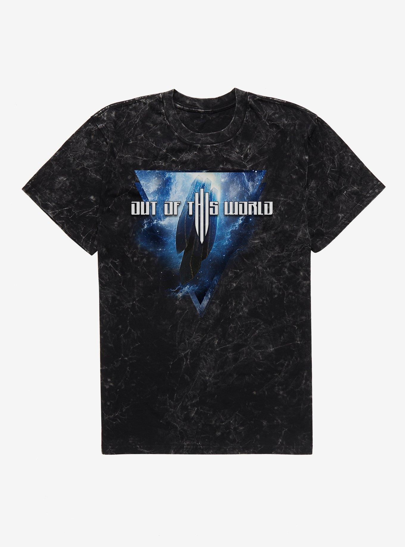 Out Of This World Prism Logo Mineral Wash T-Shirt | Trending Graphic Tee For Fans