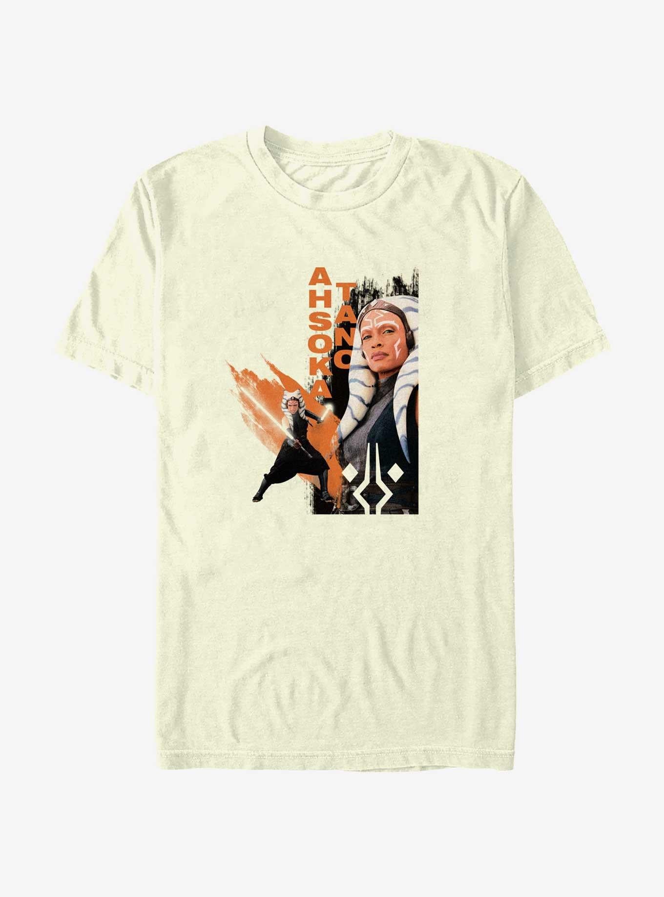 Star Wars Ahsoka Portrait Swoosh T-Shirt | Trending Graphic Tee For Fans