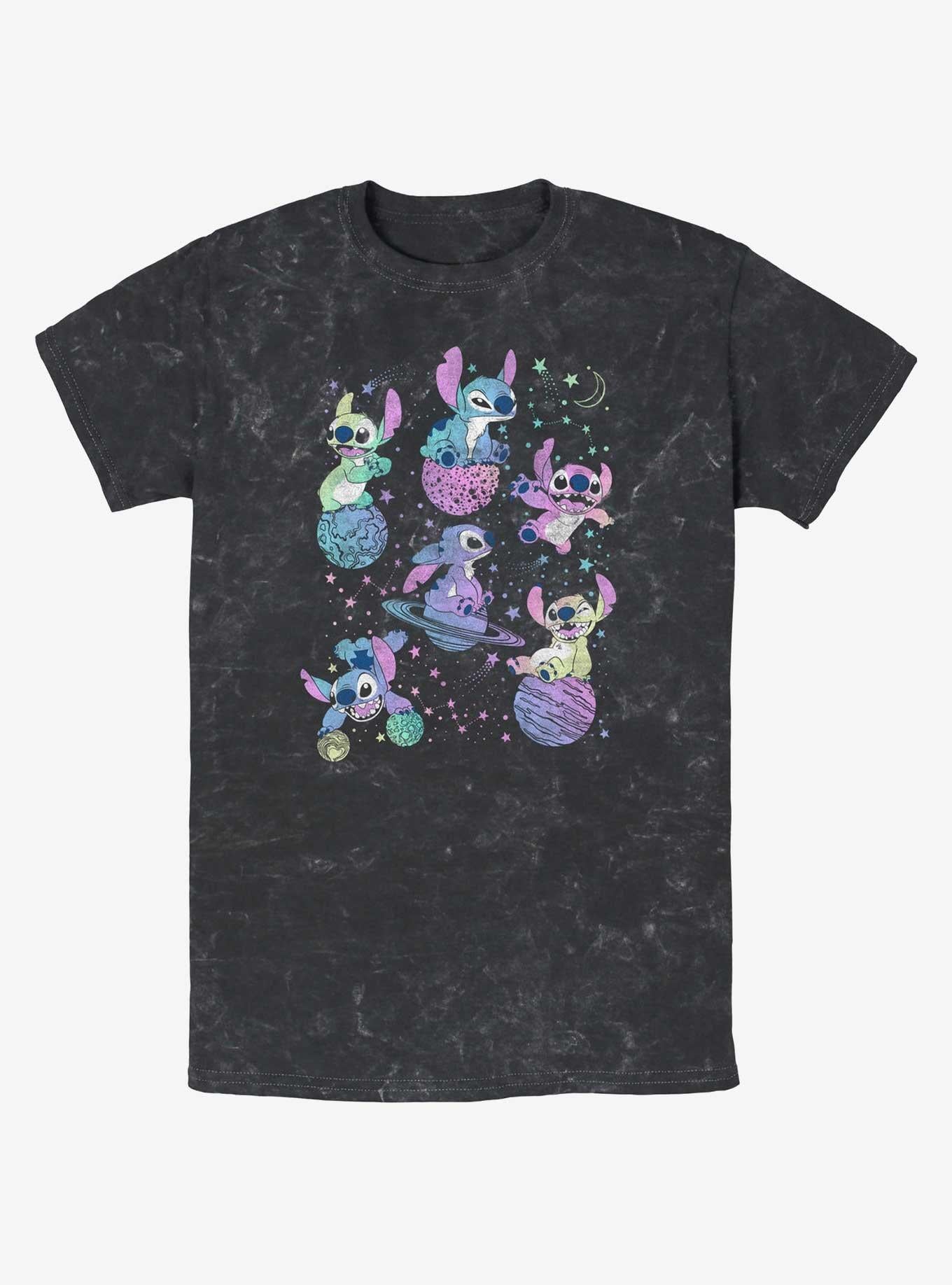 Disney Lilo & Stitch Planetary Stitch Mineral Wash T-Shirt | Trending Graphic Tee For Fans