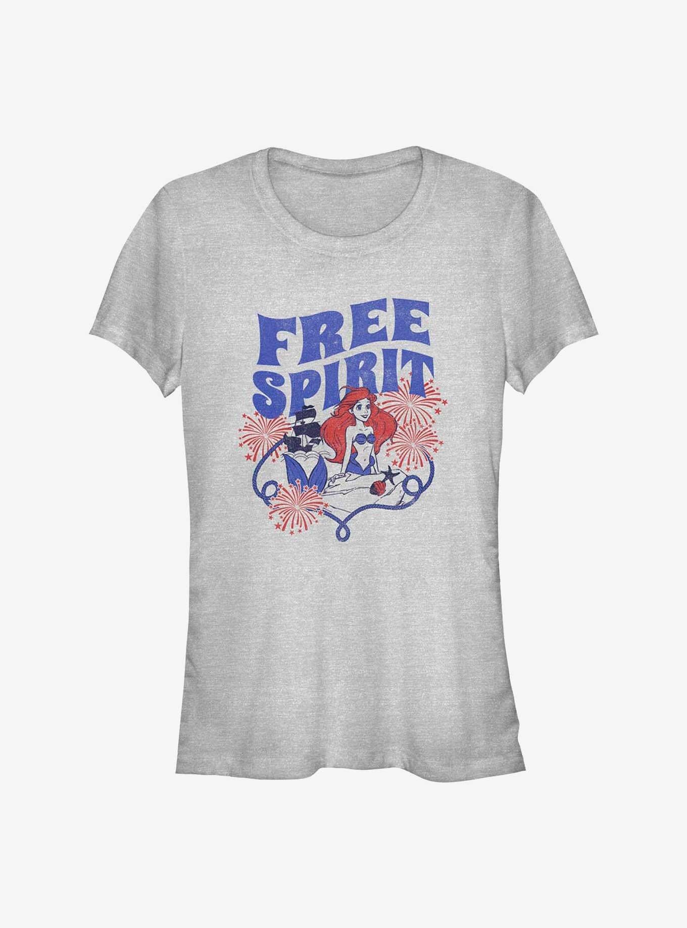 Disney The Little Mermaid Free Spirit Girls T-Shirt | Trending Graphic Tee For Fans