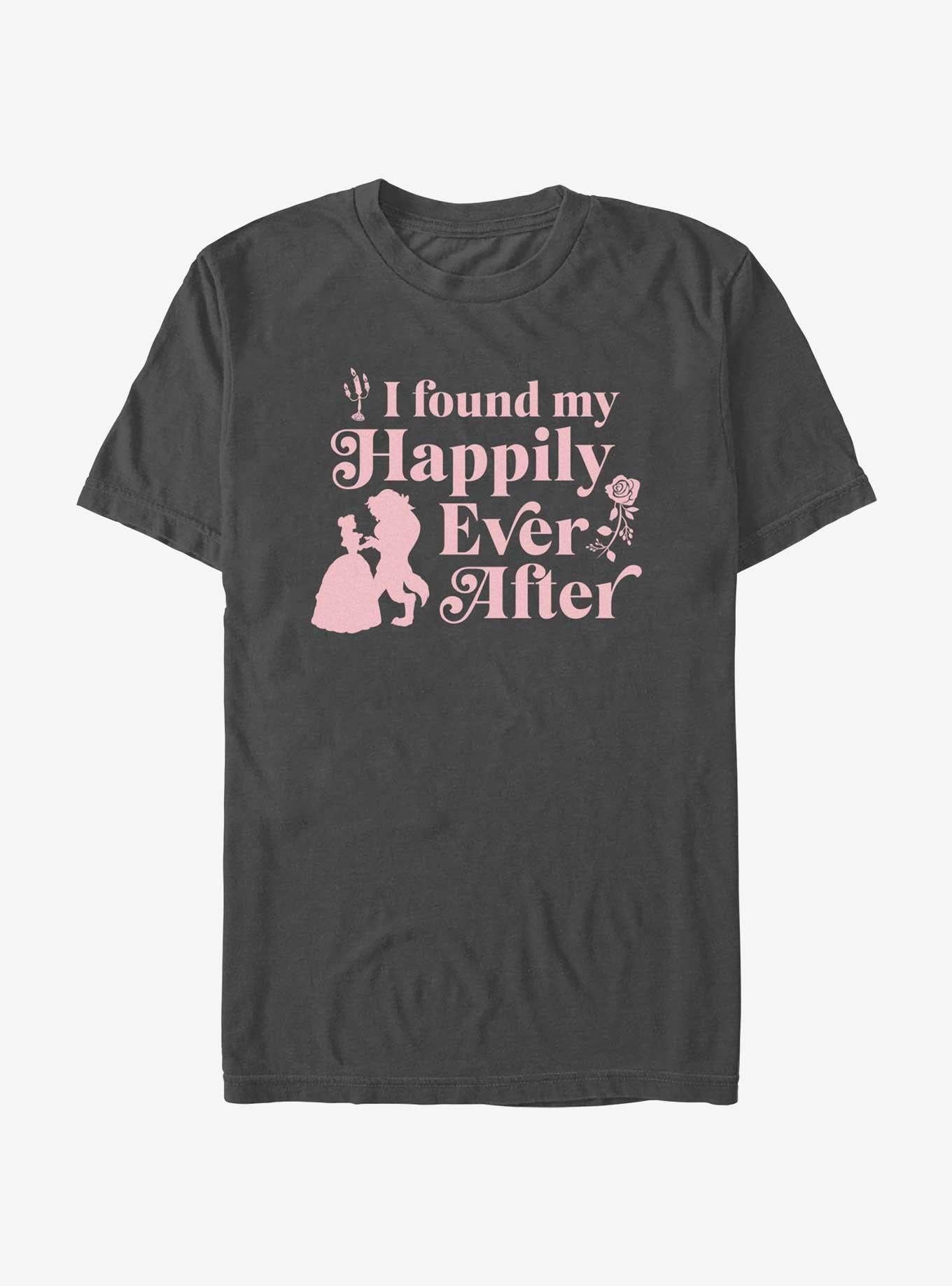 Disney Beauty and the Beast Found My Happily Ever After T-Shirt | Trending Graphic Tee For Fans