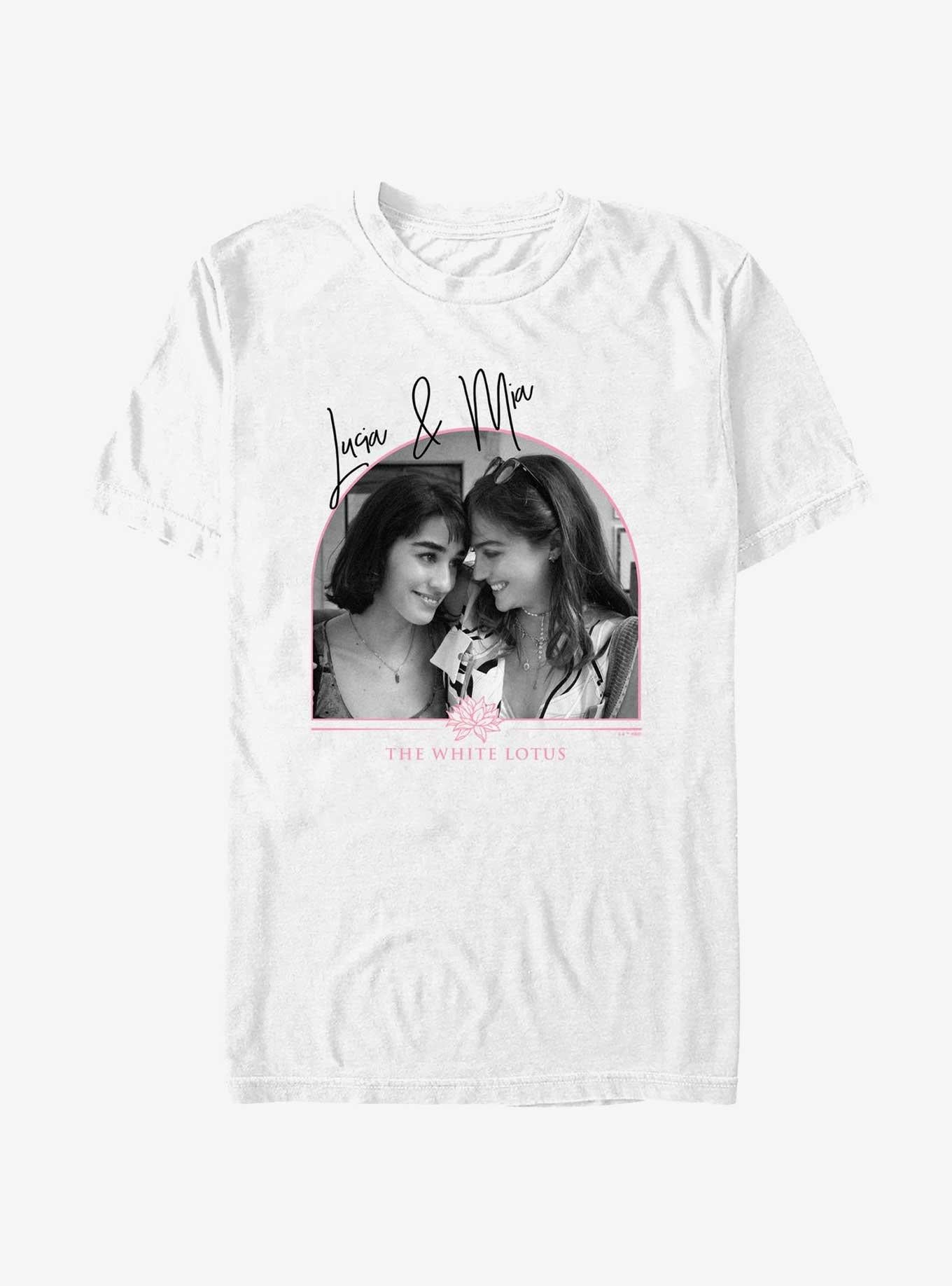 White Lotus Duo Lucia & Mia T-Shirt | Trending Graphic Tee For Fans