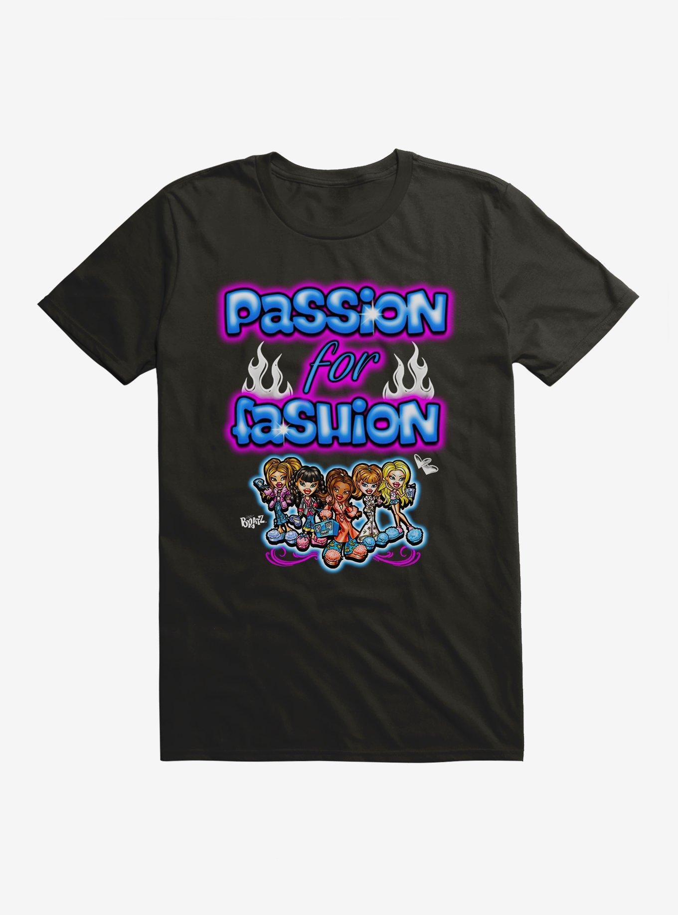 Bratz Passion For Fashion Airbrush T-Shirt | Trending Graphic Tee For Fans