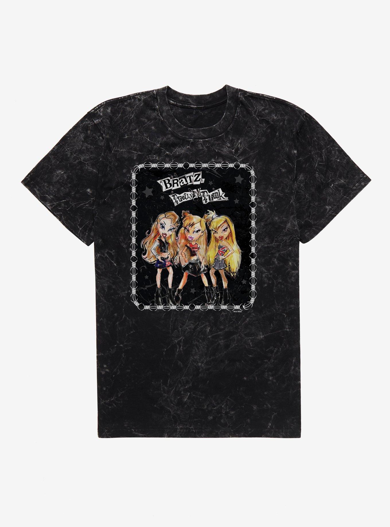 Bratz Barb Wire Frame Mineral Wash T-Shirt | Trending Graphic Tee For Fans
