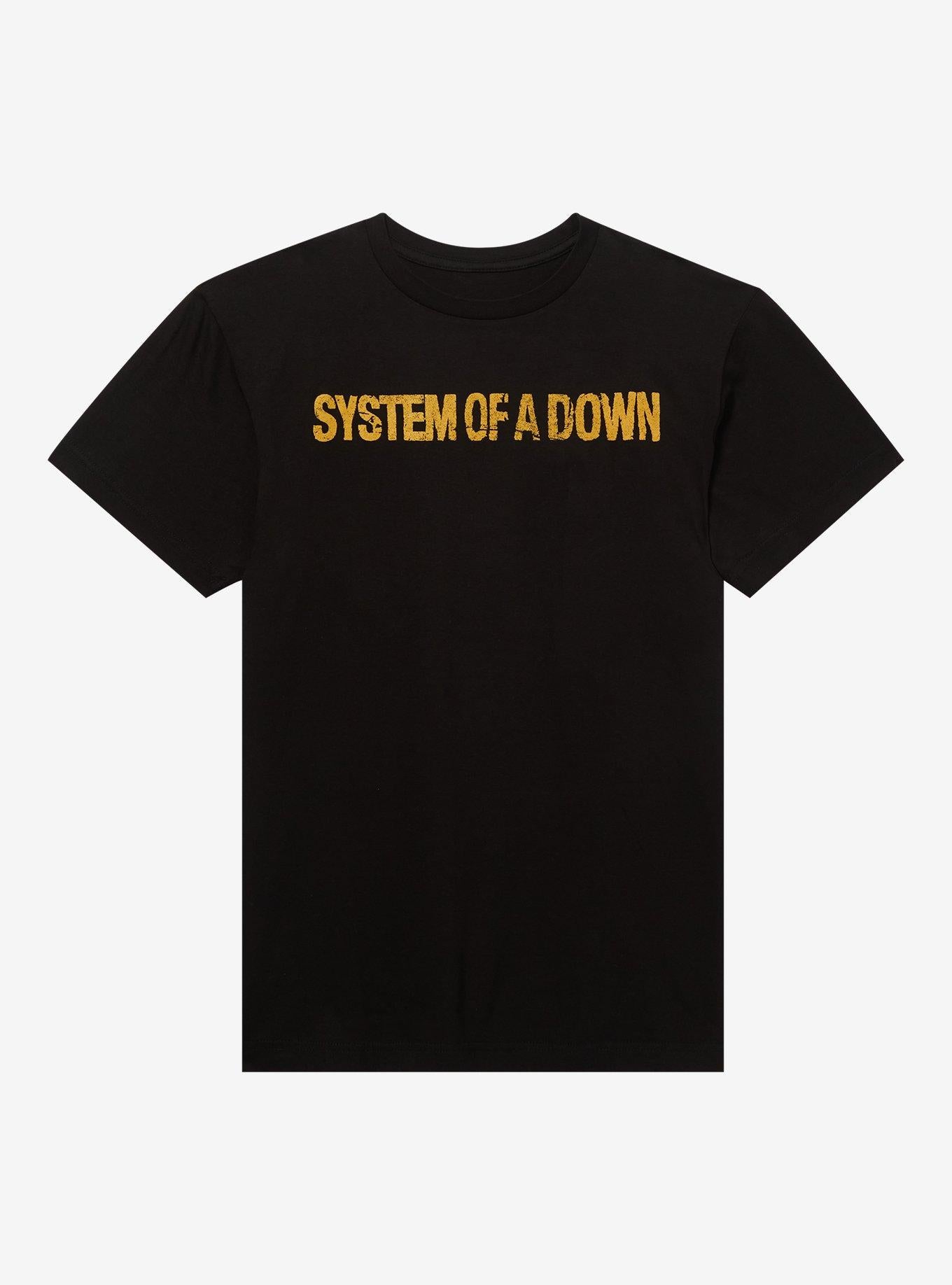 System Of A Down Mezmerize Eye Clock T-Shirt | Trending Graphic Tee For Fans