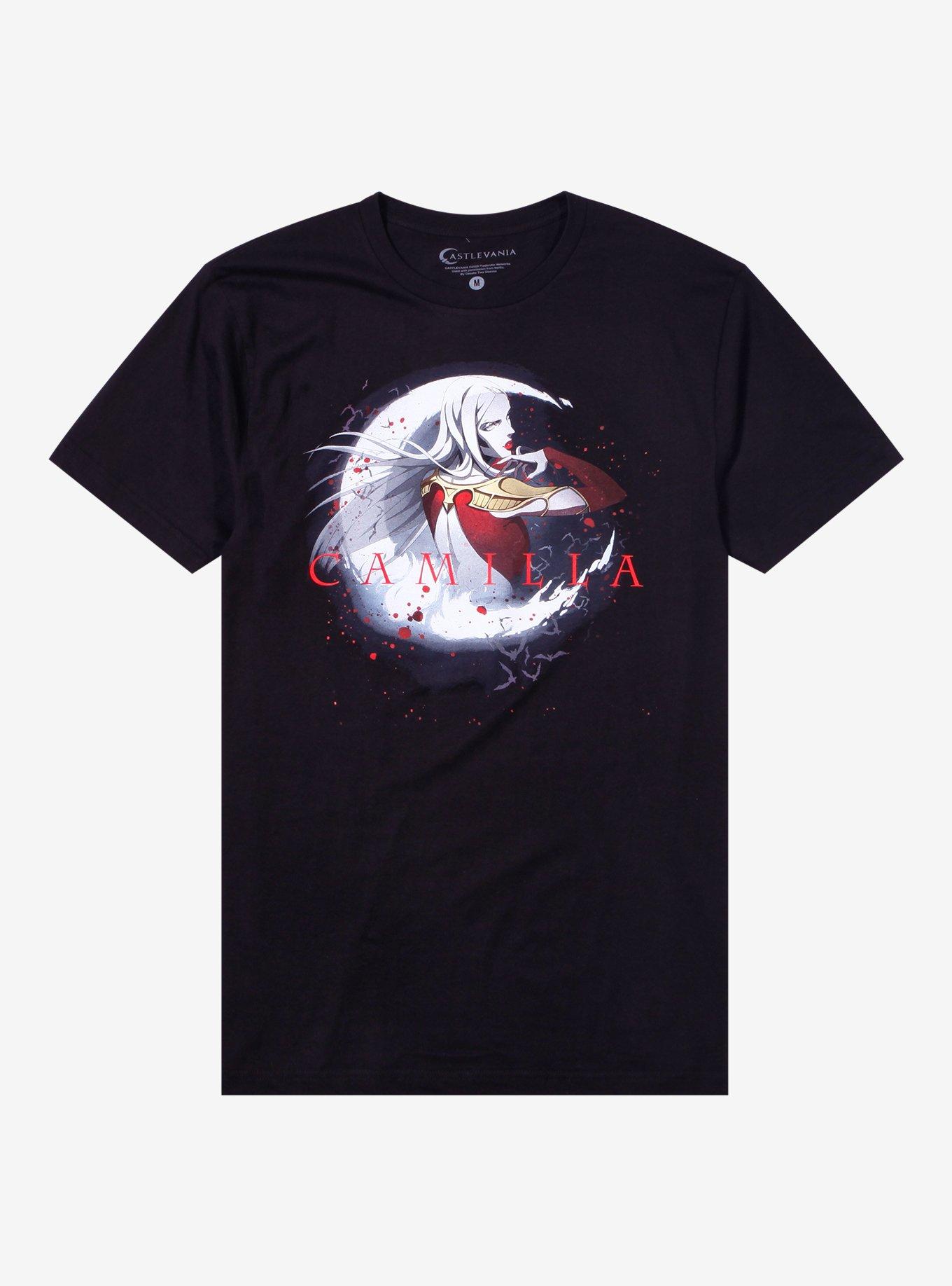 Castlevania Carmilla Moon T-Shirt | Trending Graphic Tee For Fans
