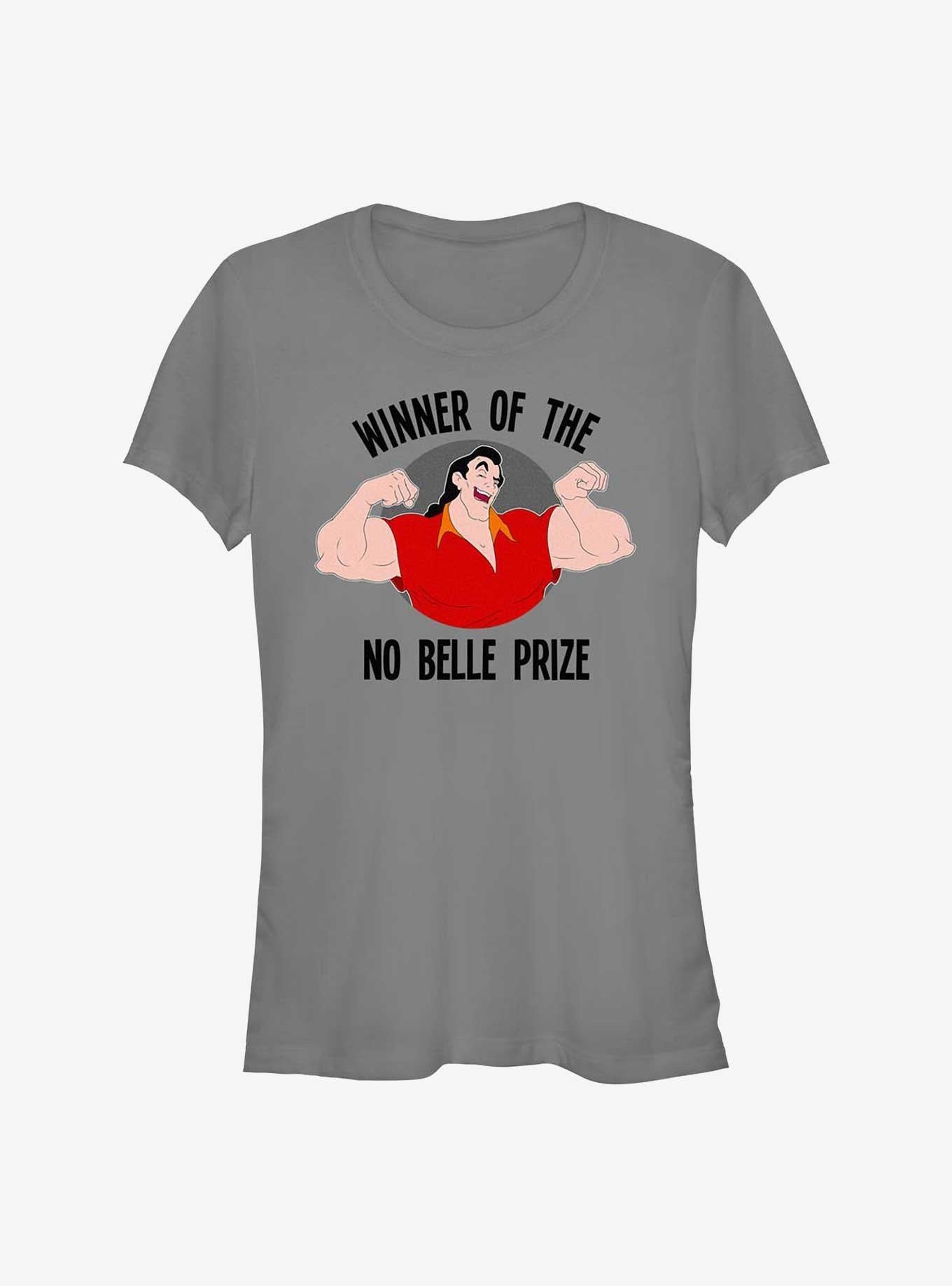 Disney Beauty and the Beast Gaston Winner Of The No Belle Prize Girls T-Shirt | Trending Graphic Tee For Fans