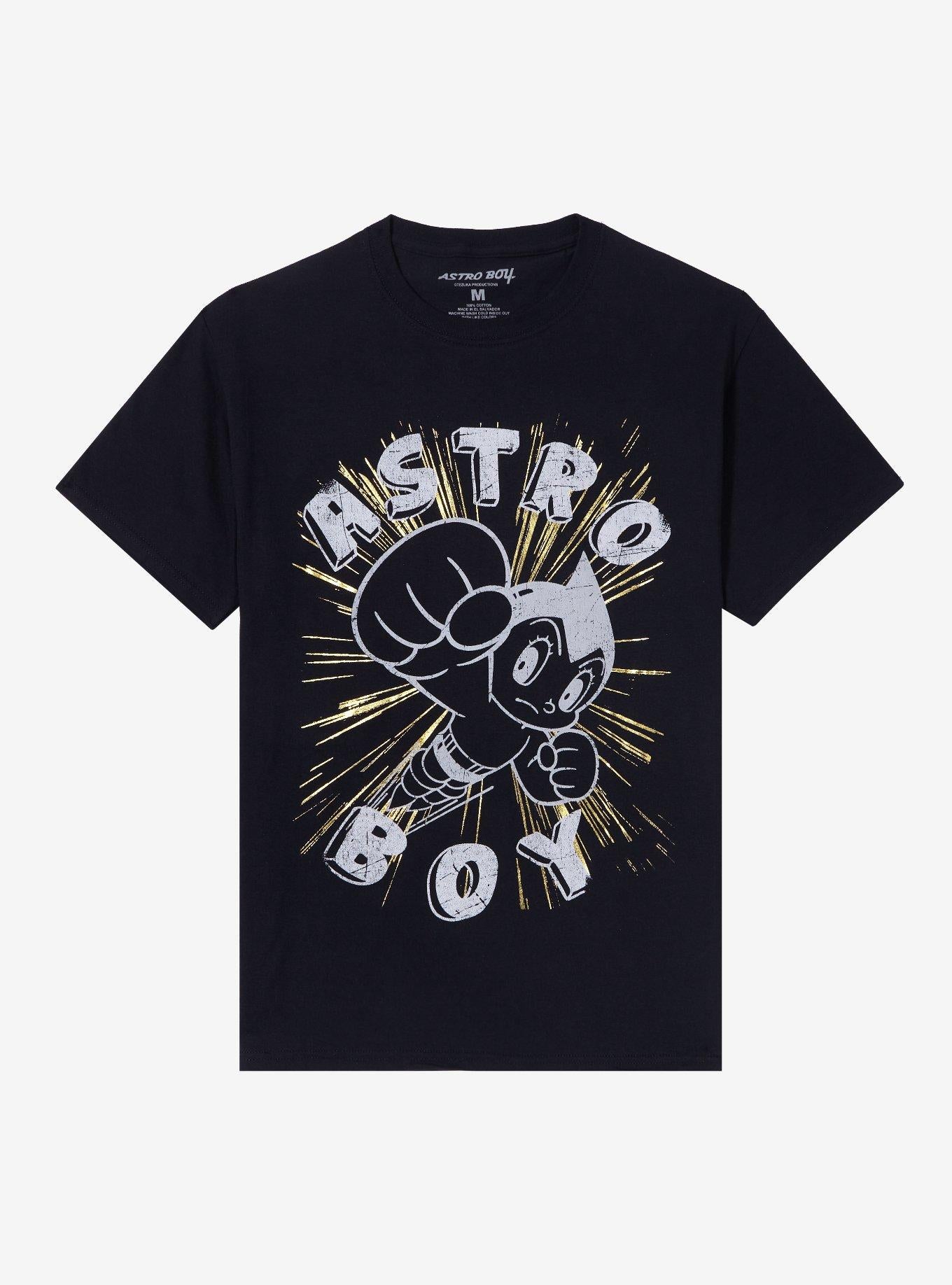Astro Boy Gold Foil T-Shirt | Trending Graphic Tee For Fans