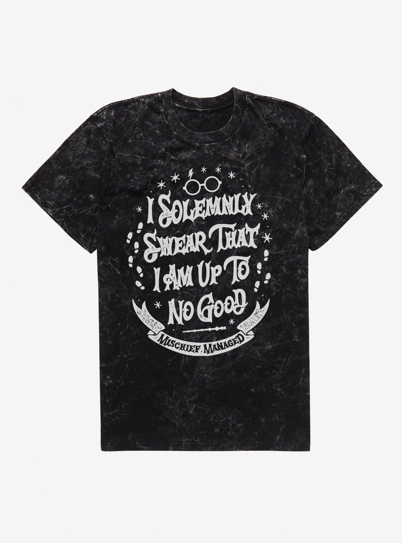 Harry Potter I Solemnly Swear Mineral Wash T-Shirt | Trending Graphic Tee For Fans