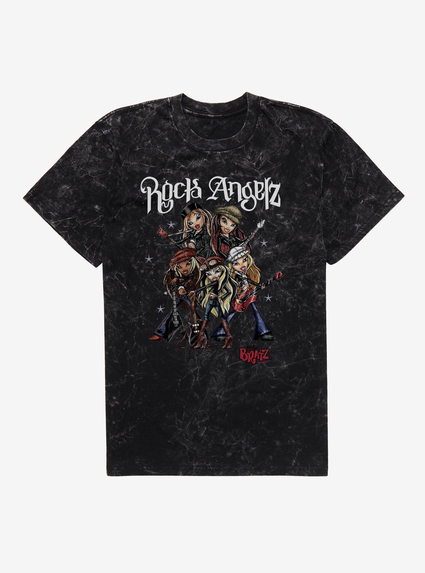 Bratz Rock Angelz Stars Mineral Wash T-Shirt | Trending Graphic Tee For Fans