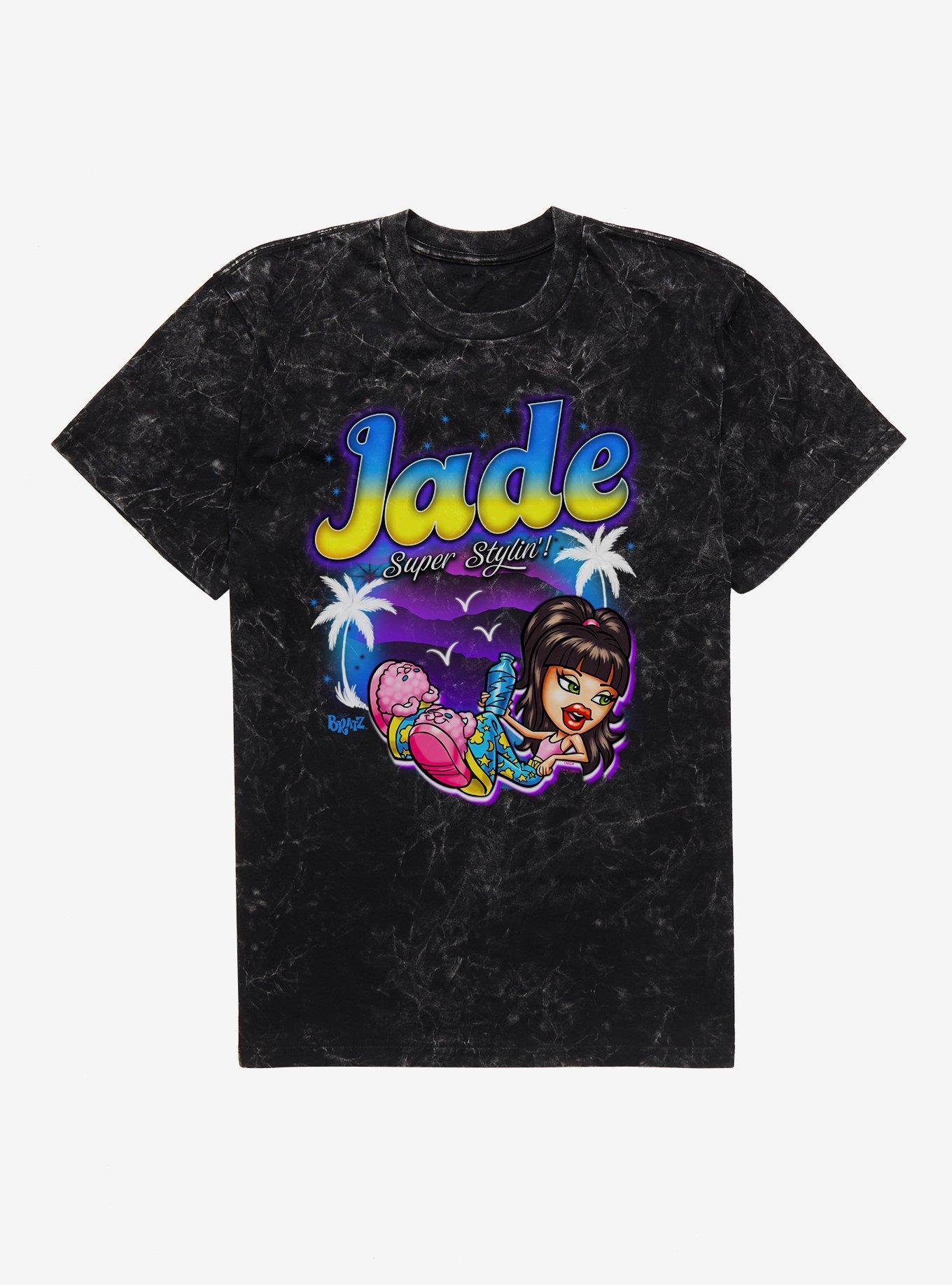 Bratz Jade Super Stylin' Mineral Wash T-Shirt | Trending Graphic Tee For Fans