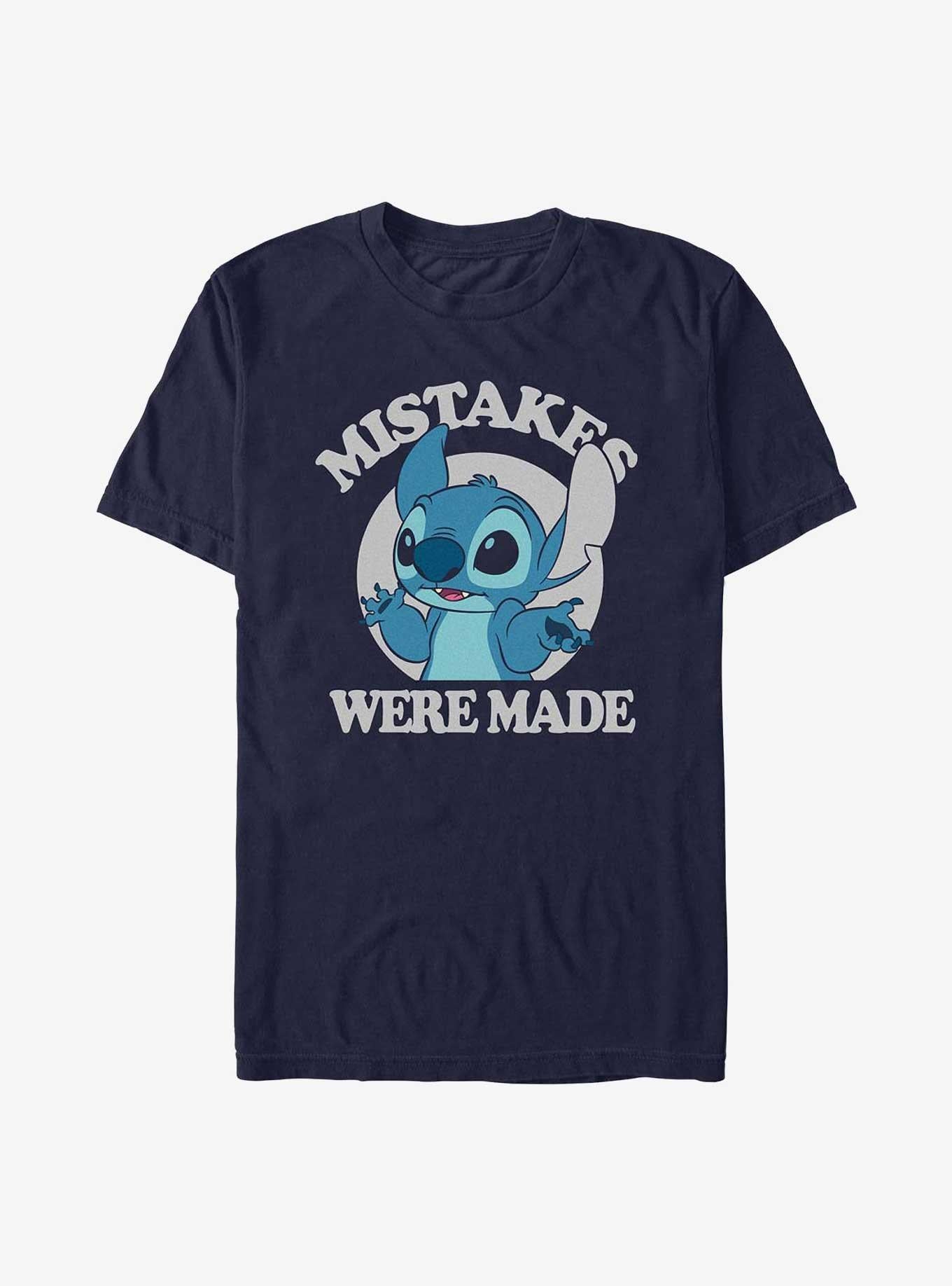 Disney Lilo & Stitch Mistakes Were Made T-Shirt | Trending Graphic Tee For Fans