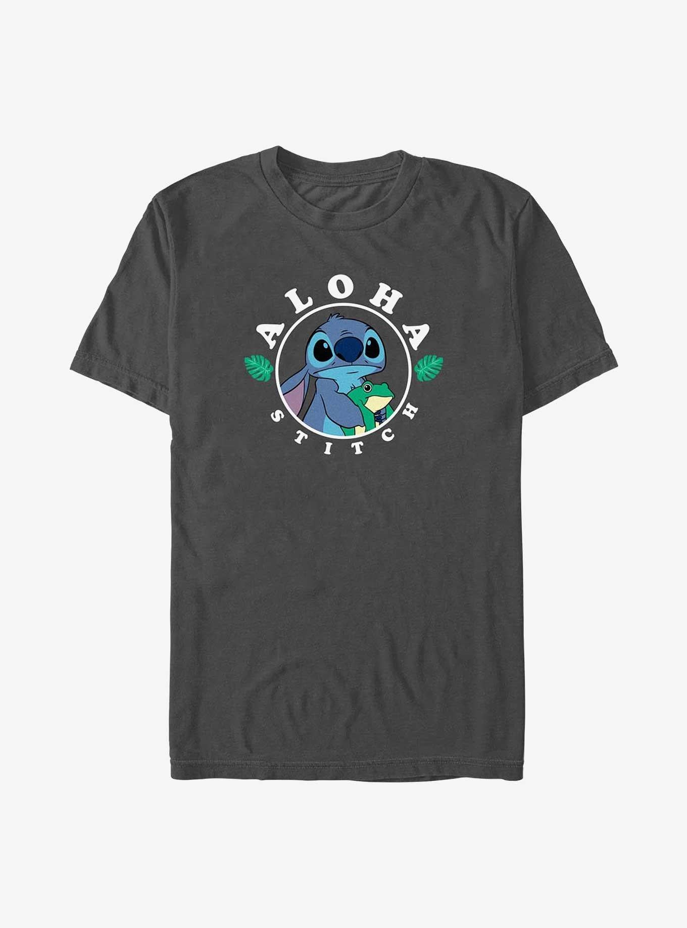 Disney Lilo & Stitch Aloha Stitch Frog T-Shirt | Trending Graphic Tee For Fans