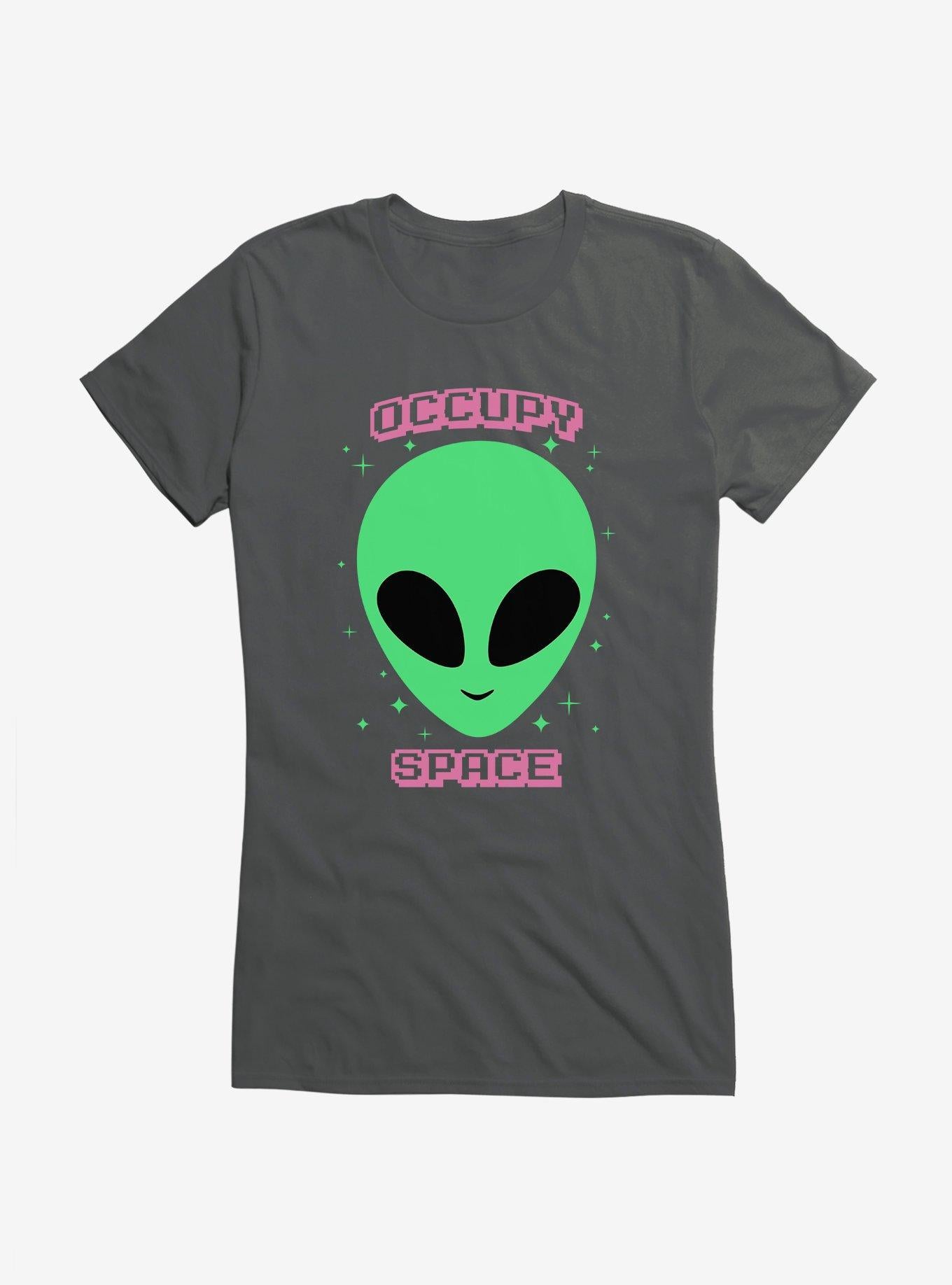 Aliens Occupy Space Girls T-Shirt | Trending Graphic Tee For Fans