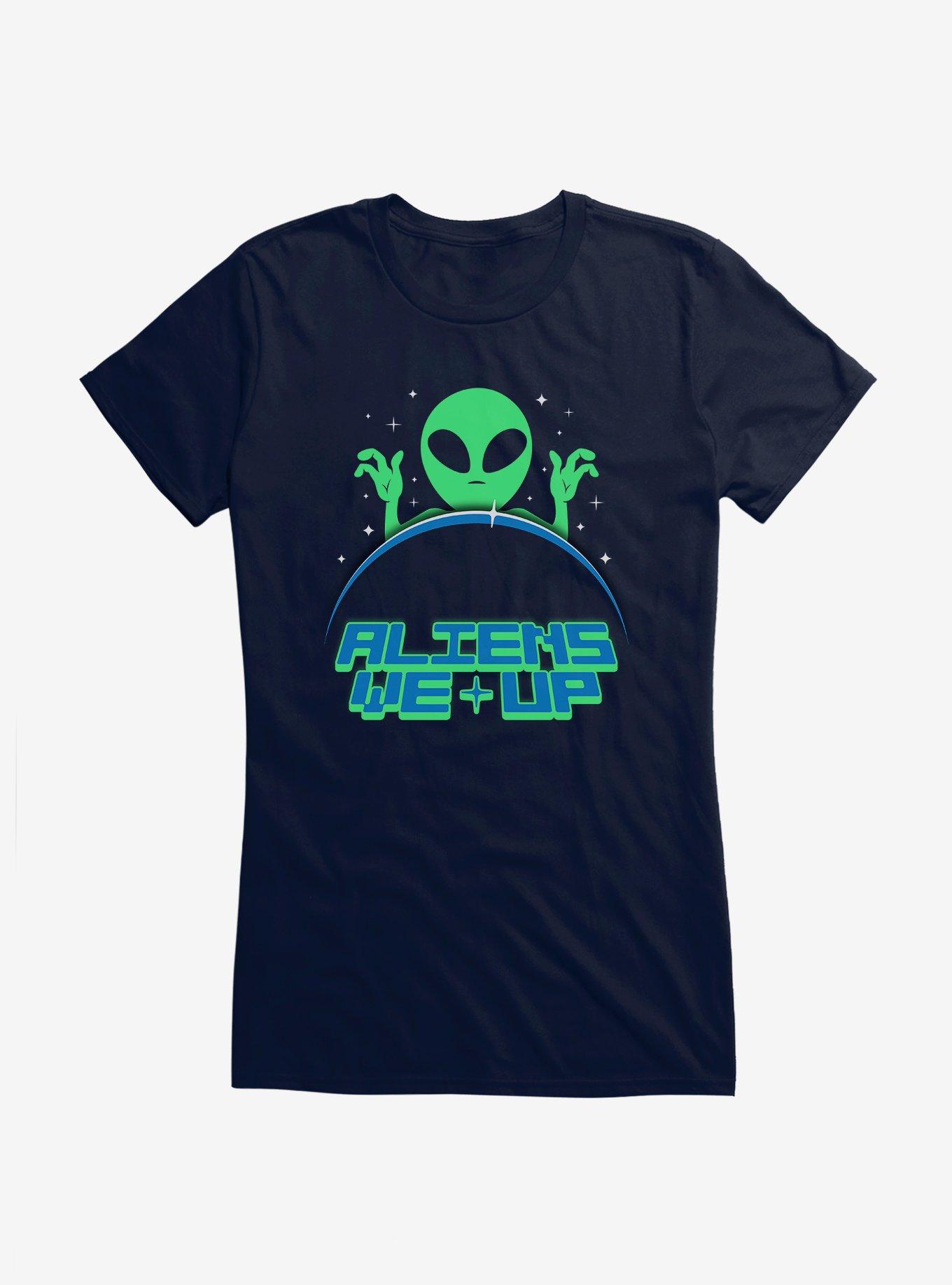 Aliens We Up Girls T-Shirt | Trending Graphic Tee For Fans