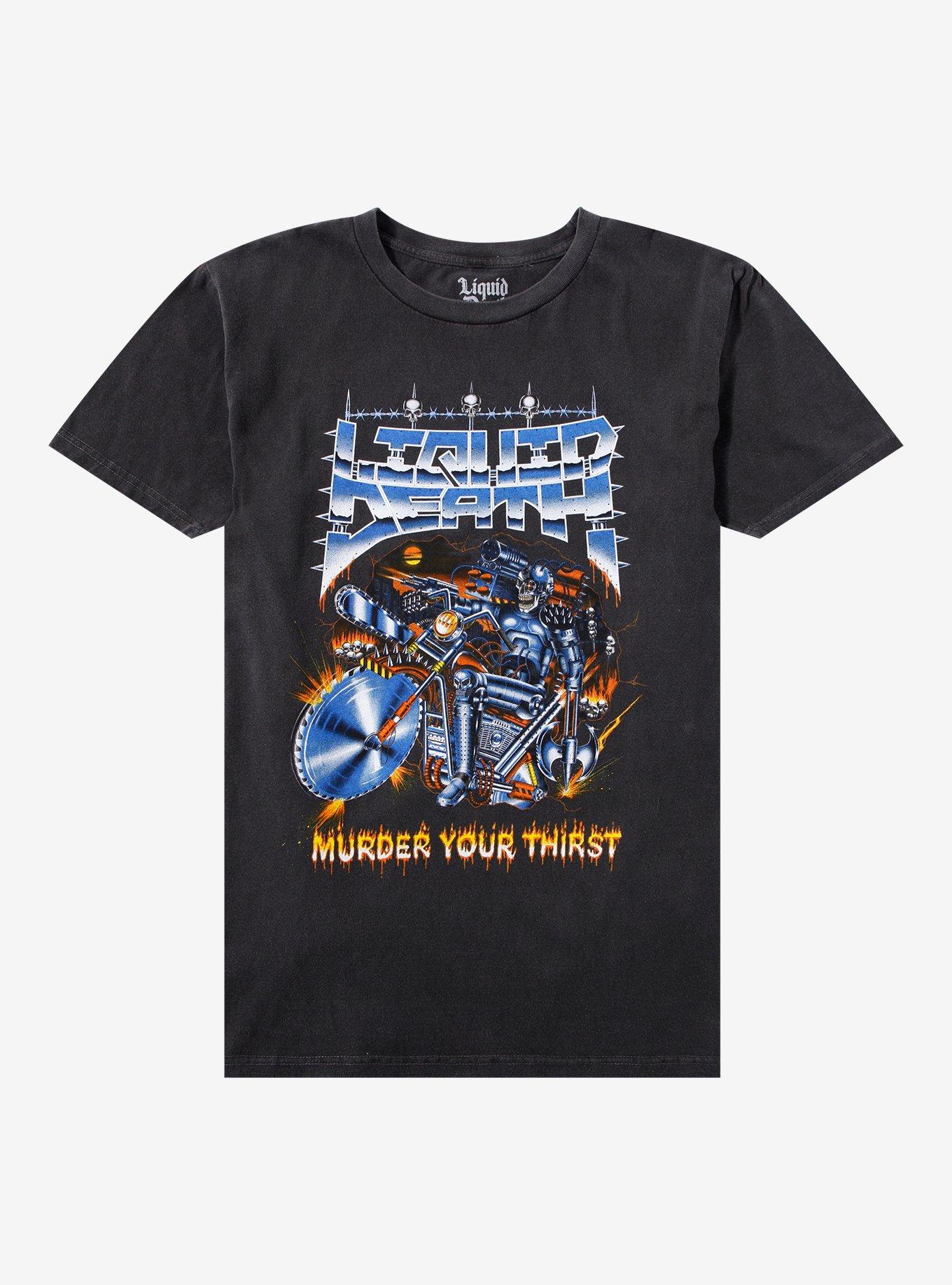 Liquid Death Murder Your Thirst T-Shirt | Trending Graphic Tee For Fans