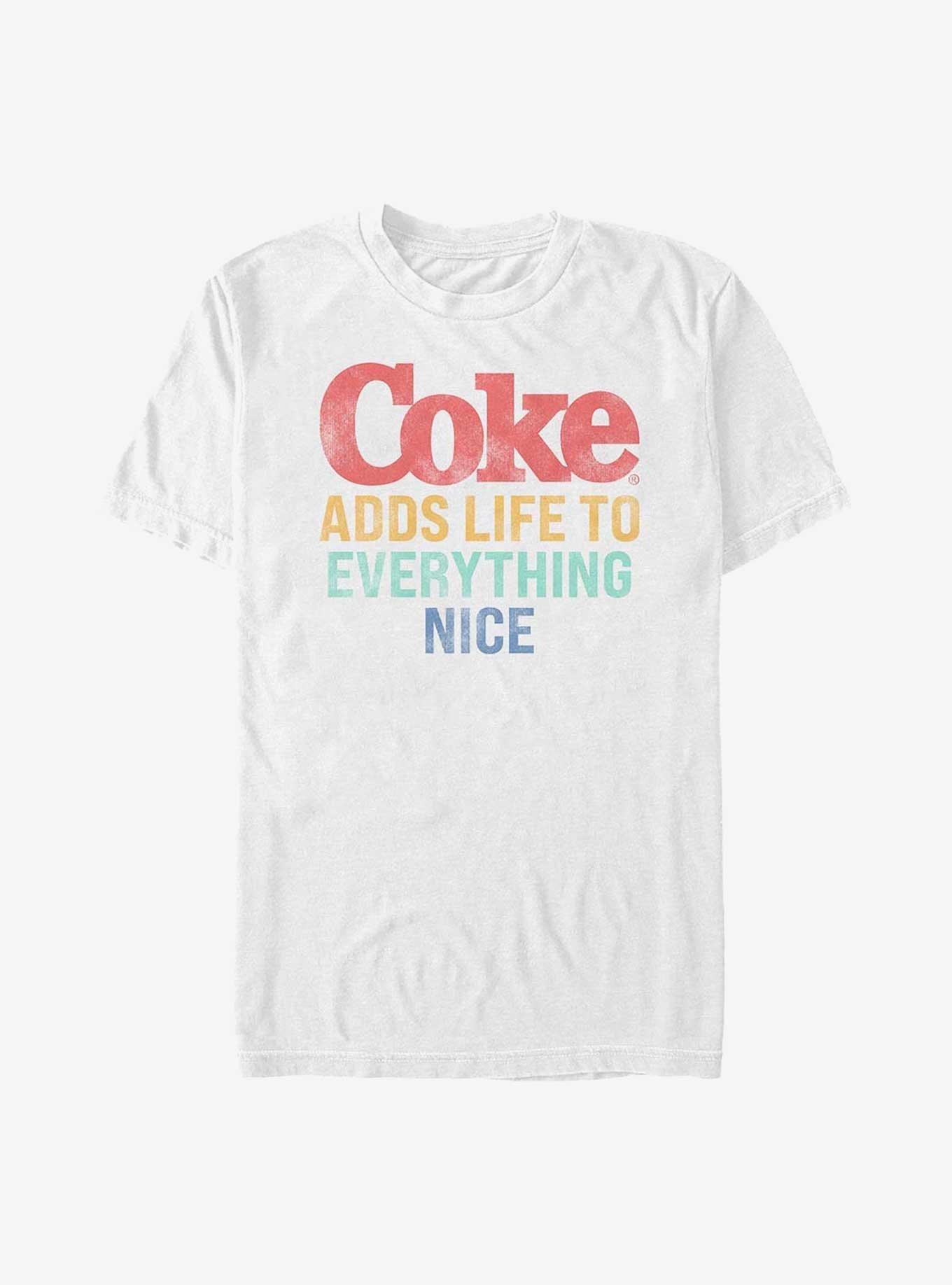 Coca-Cola Coke Adds Life To Everything T-Shirt | Trending Graphic Tee For Fans