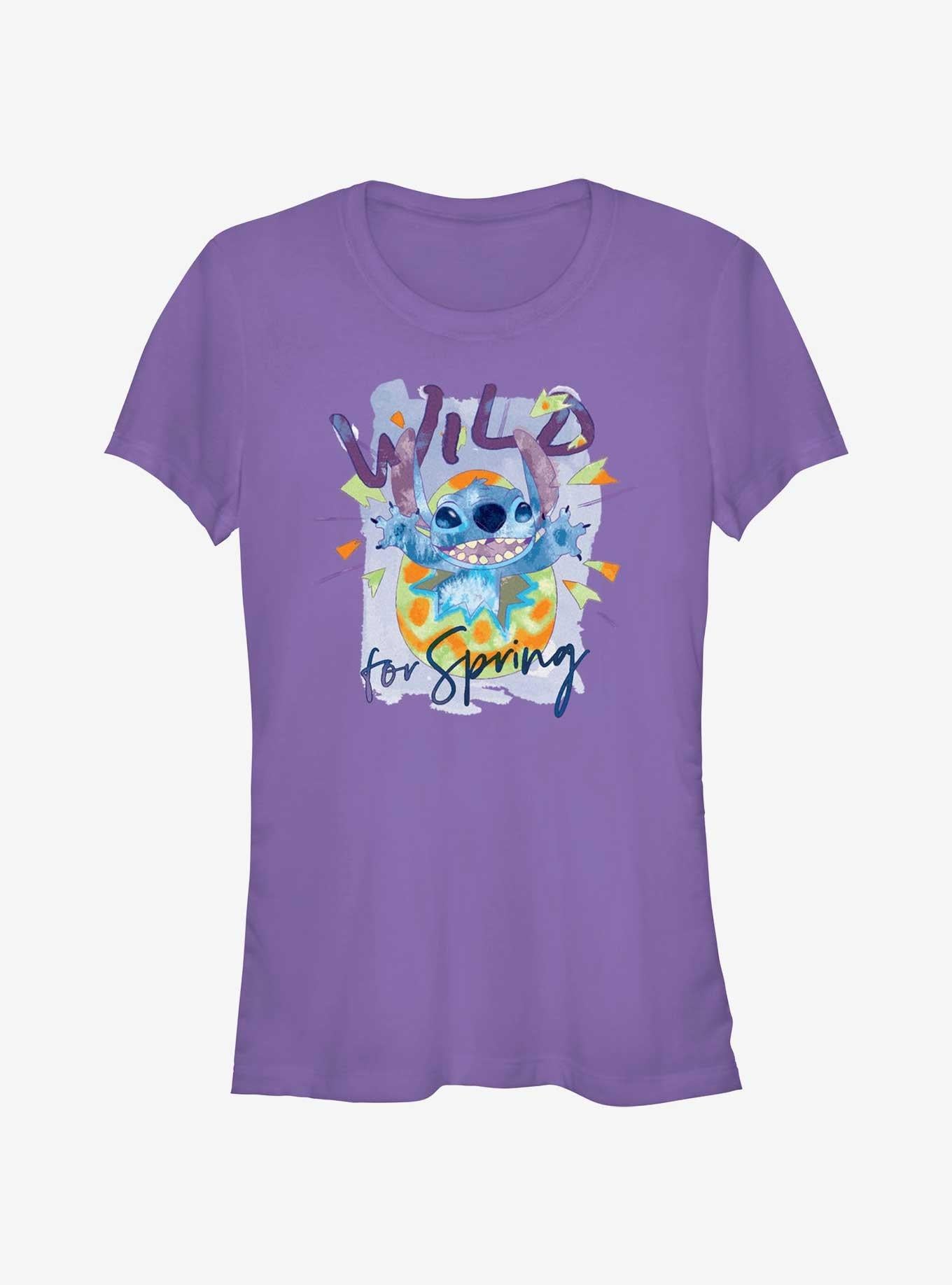 Disney Lilo & Stitch Wild For Spring Girls T-Shirt | Trending Graphic Tee For Fans