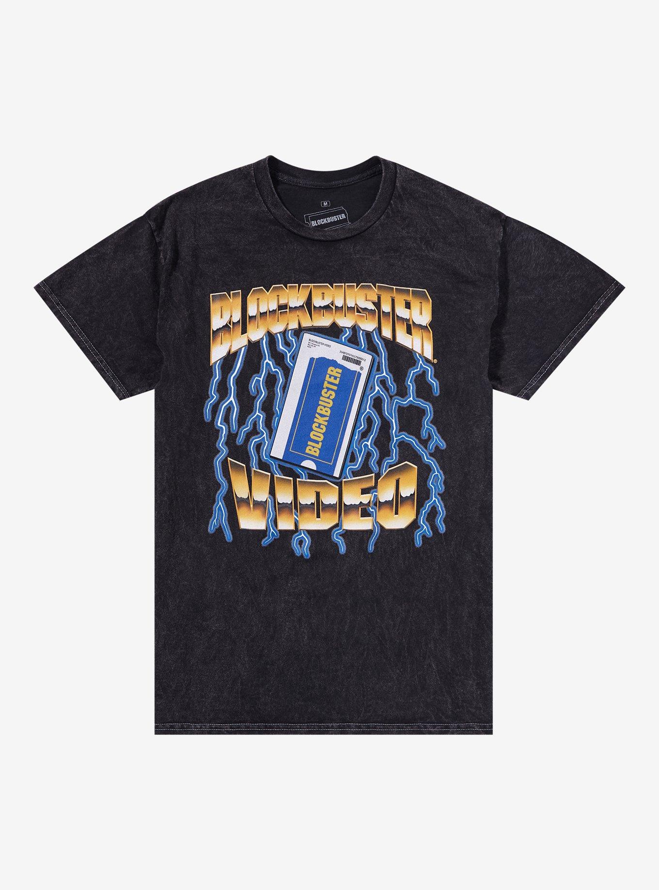 Blockbuster Video Lightning Bolts T-Shirt | Trending Graphic Tee For Fans