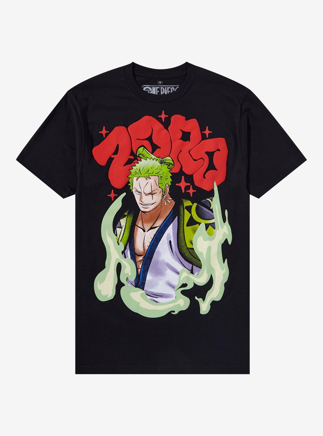 One Piece Zoro Airbrush T-Shirt | Trending Graphic Tee For Fans