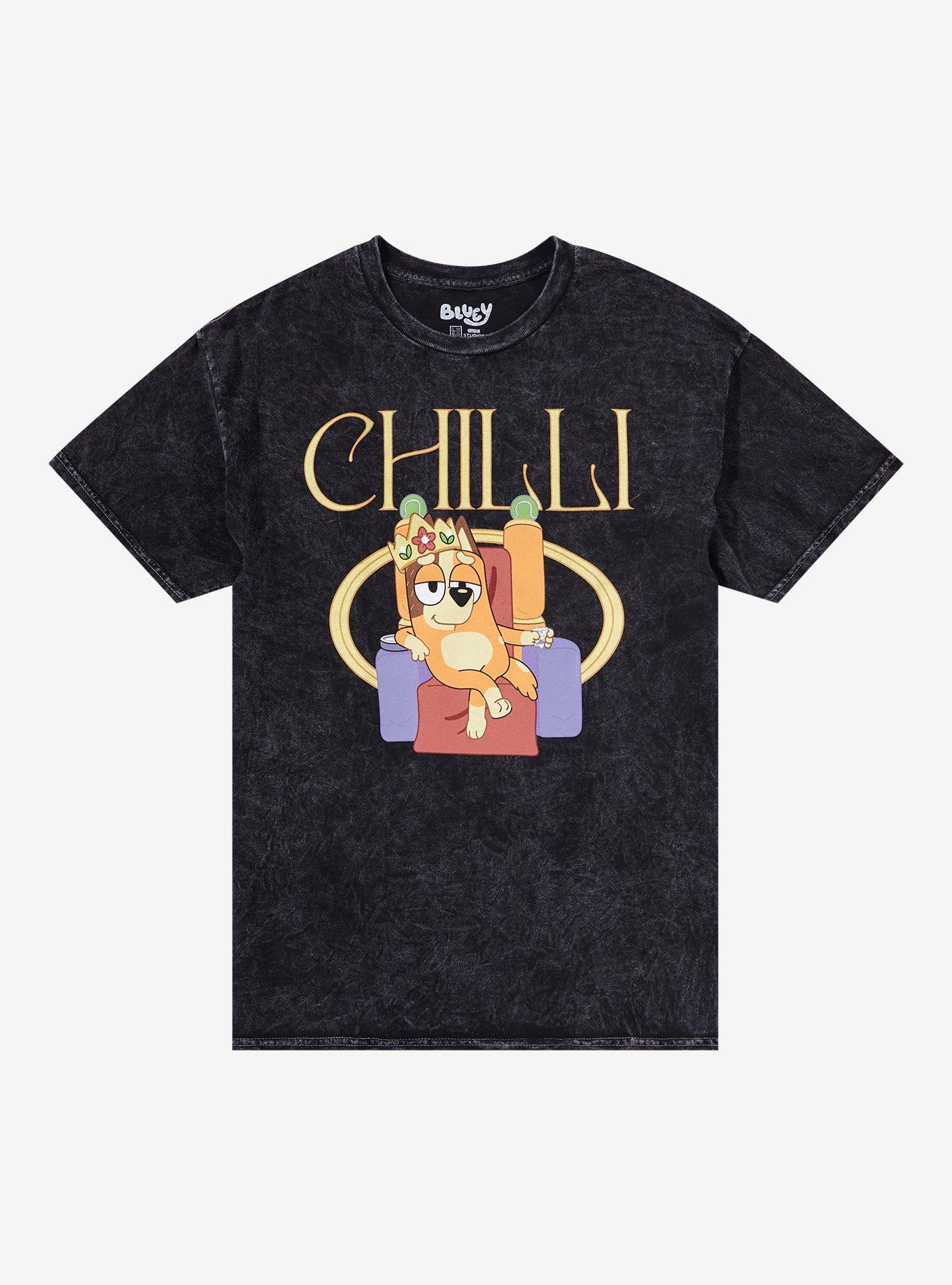 Bluey Chilli Throne T-Shirt | Trending Graphic Tee For Fans