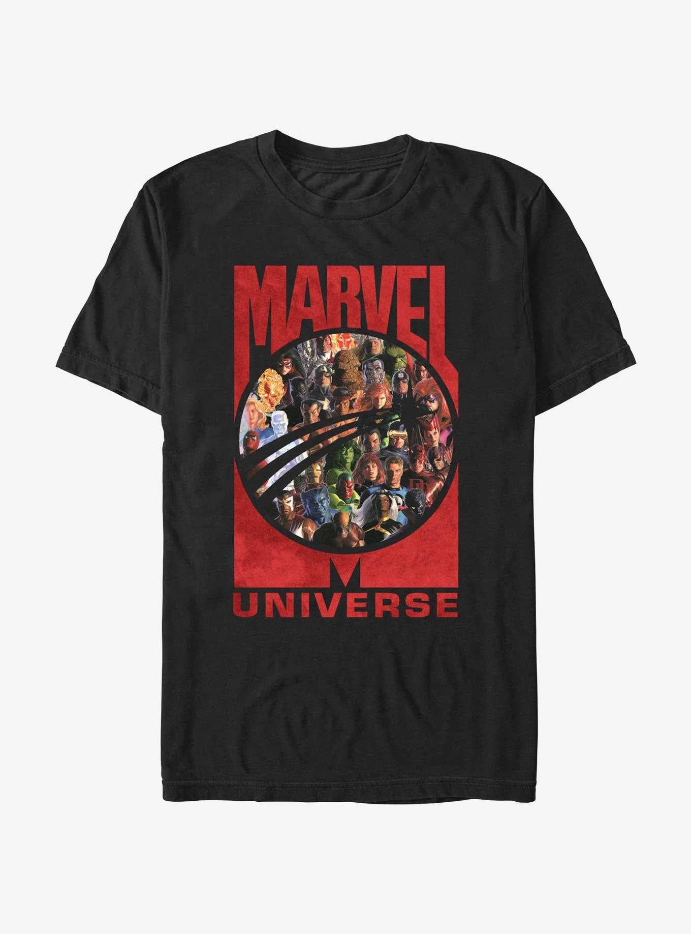 Marvel Universe Team T-Shirt | Trending Graphic Tee For Fans
