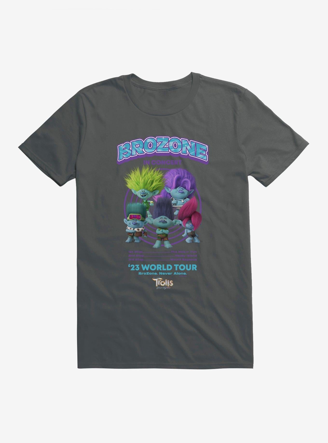Trolls 3 Brozone '23 World Tour T-Shirt | Trending Graphic Tee For Fans