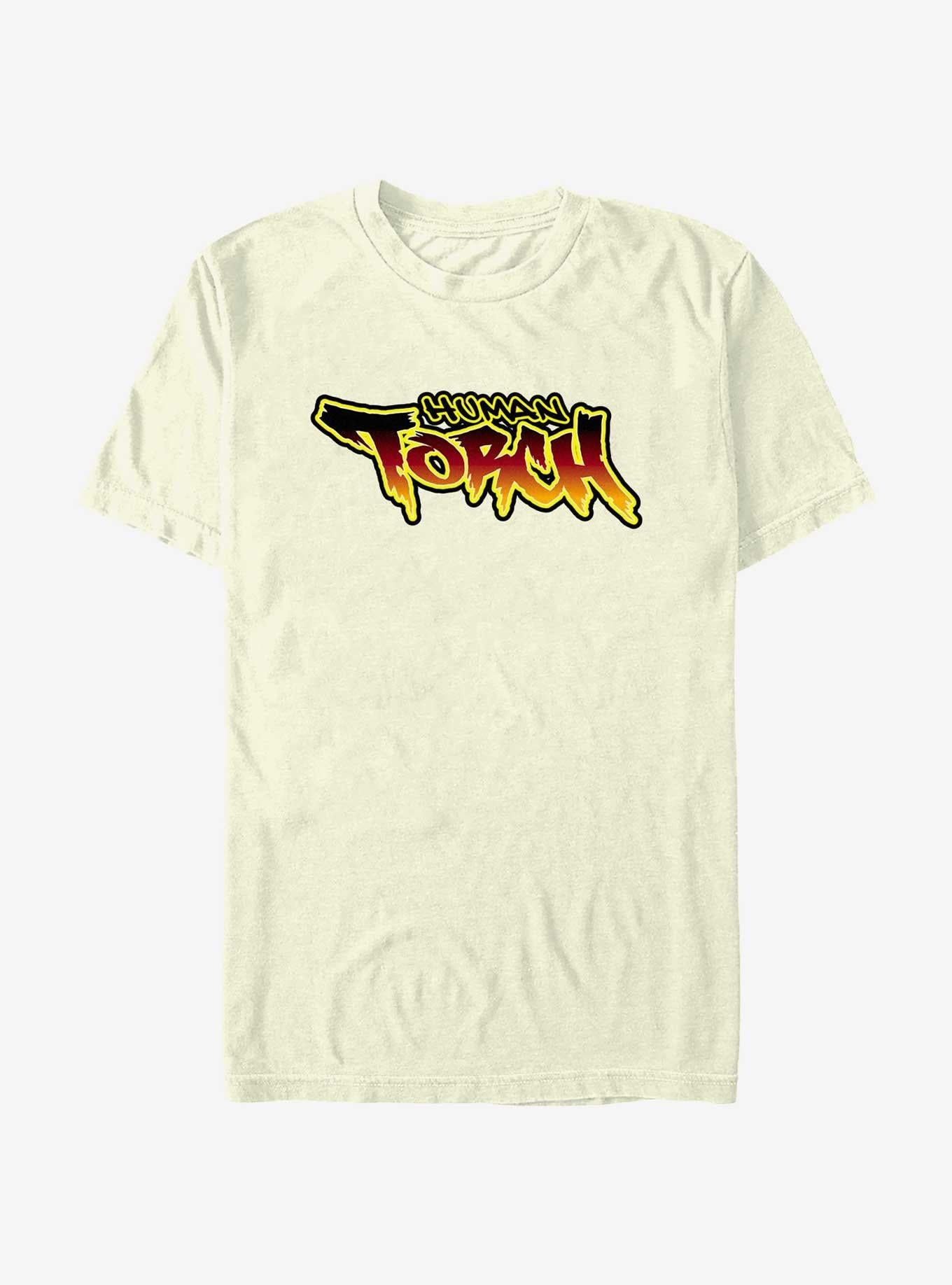 Marvel Fantastic Four Human Torch Graffiti Style T-Shirt | Trending Graphic Tee For Fans