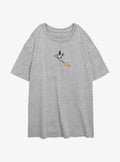 Disney Lilo & Stitch Witchy Scrump Girls Oversized T-Shirt | Trending Graphic Tee For Fans