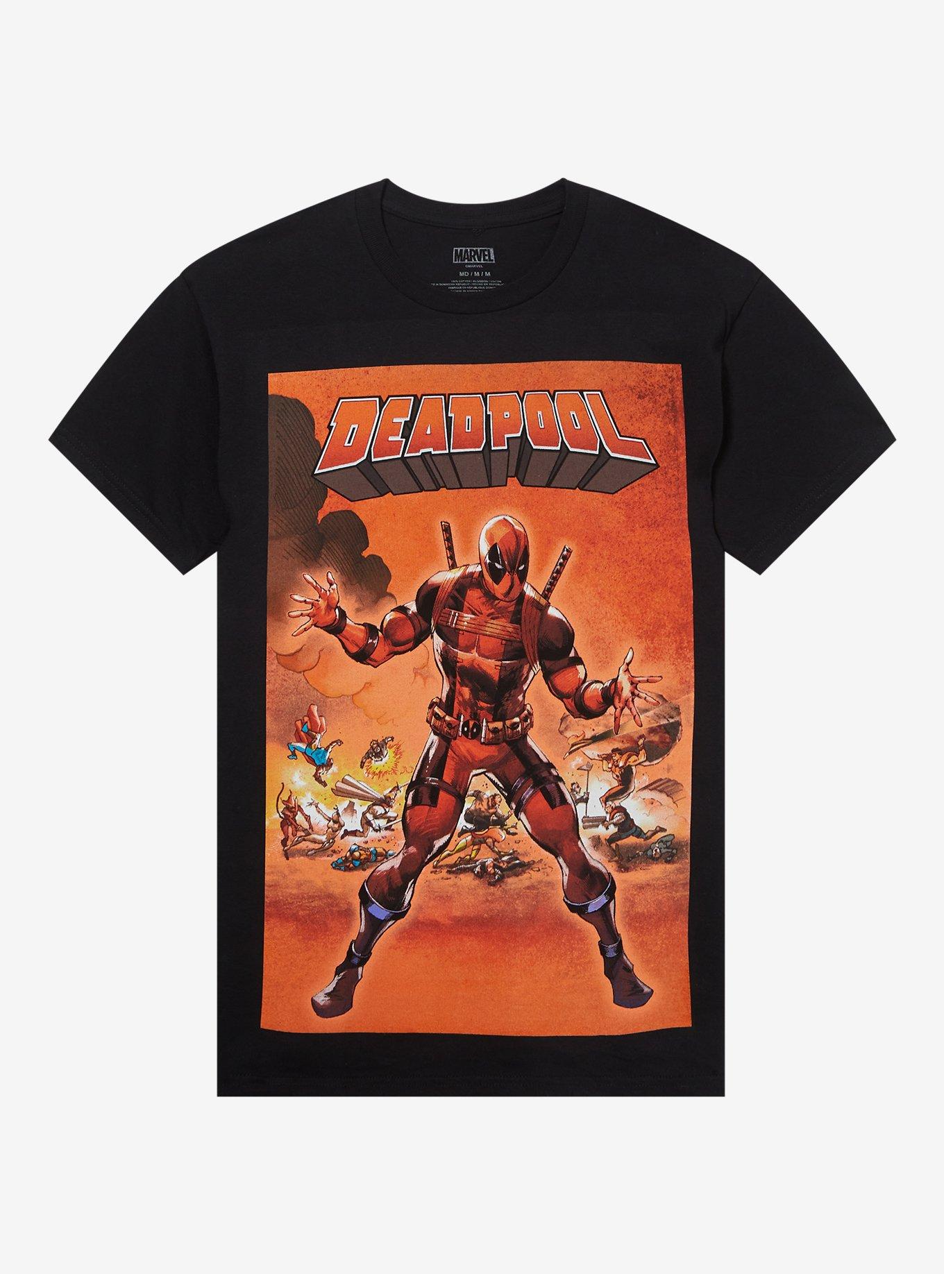 Marvel Deadpool Secret Wars Homage Comic Cover T-Shirt | Trending Graphic Tee For Fans