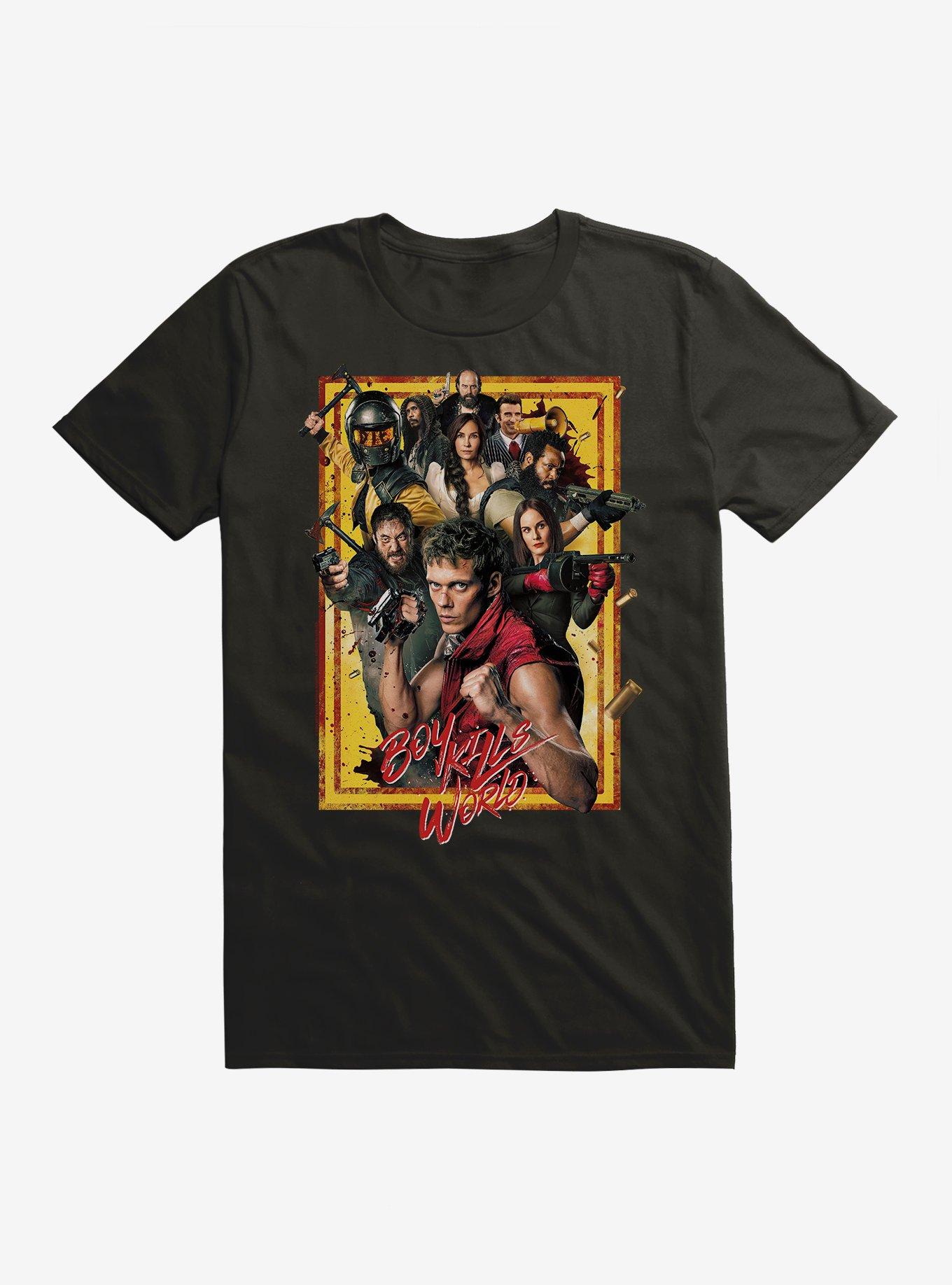 Boy Kills World Movie Poster T-Shirt | Trending Graphic Tee For Fans