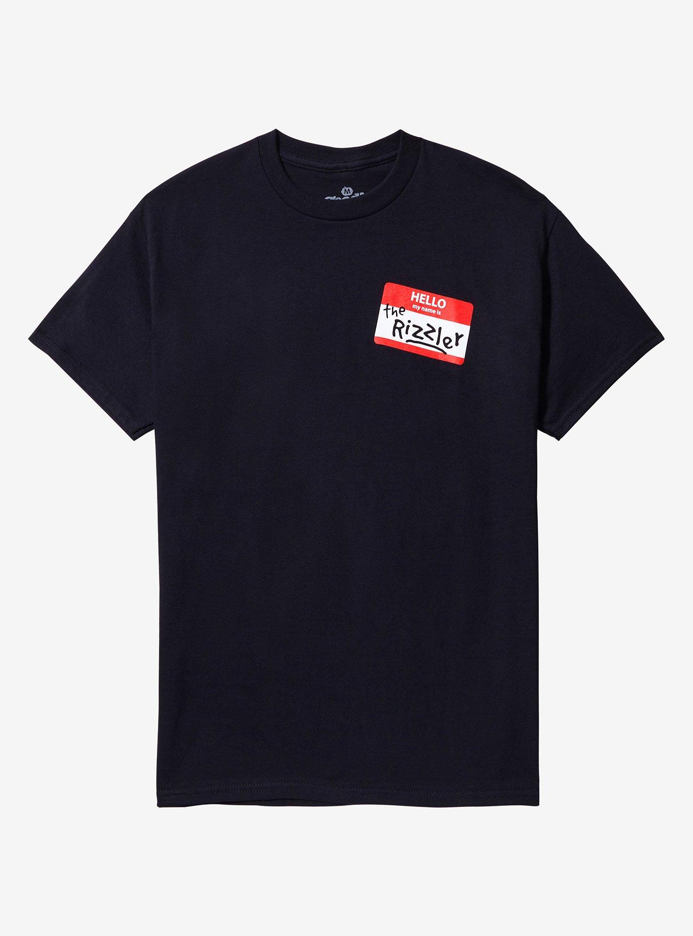 The Rizzler Name Tag By Goodie Two Sleeves T-Shirt | Trending Graphic Tee For Fans