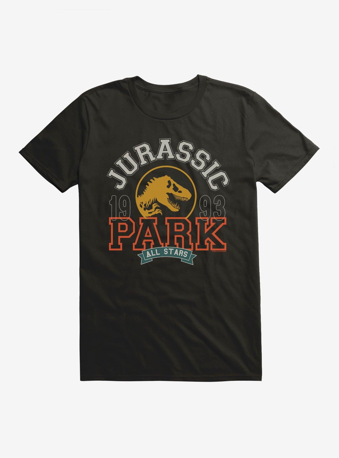 Jurassic Park 1993 All Stars T-Shirt | Trending Graphic Tee For Fans