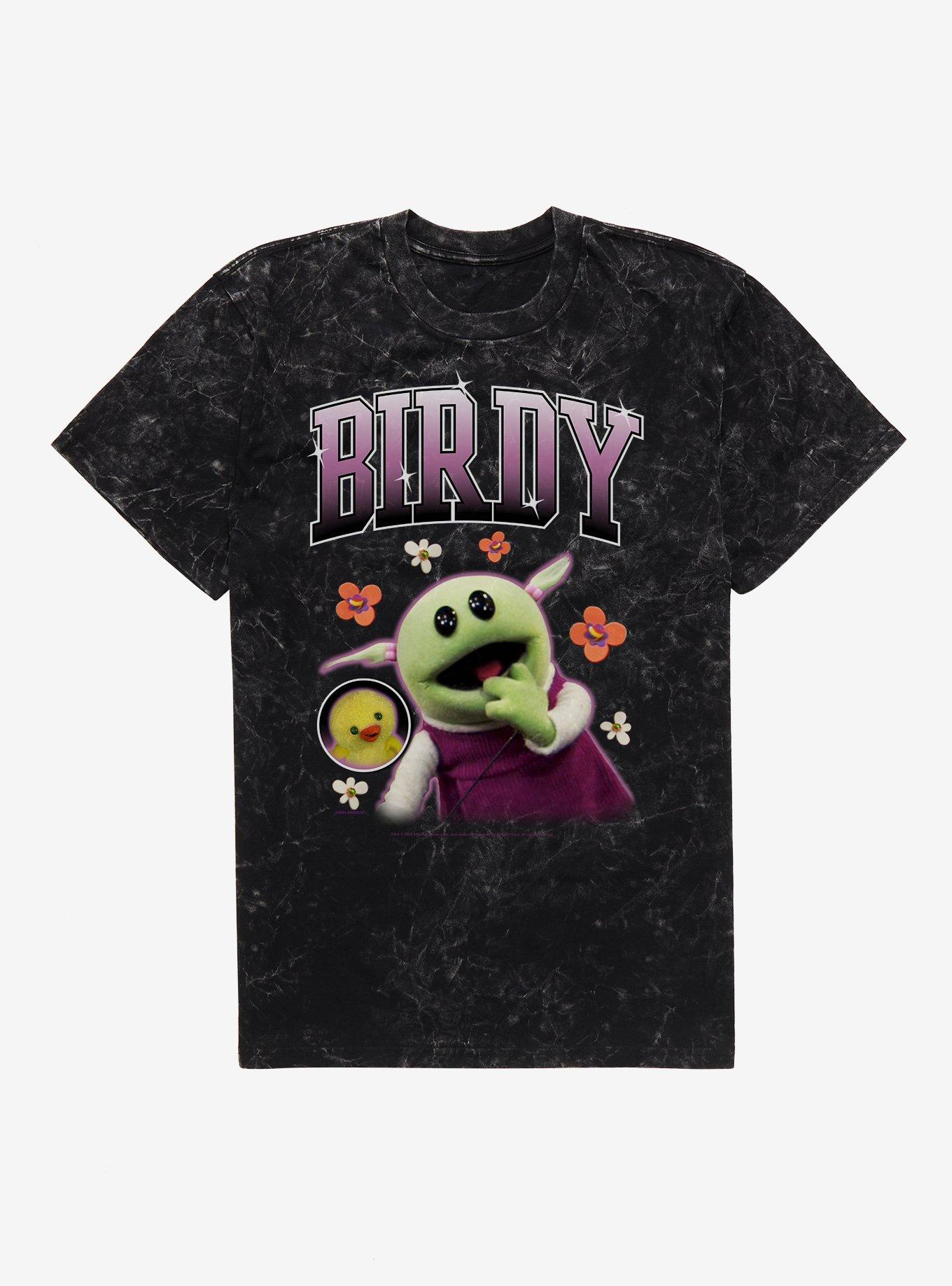 Nanlan Birdy Mineral Wash T-Shirt | Trending Graphic Tee For Fans