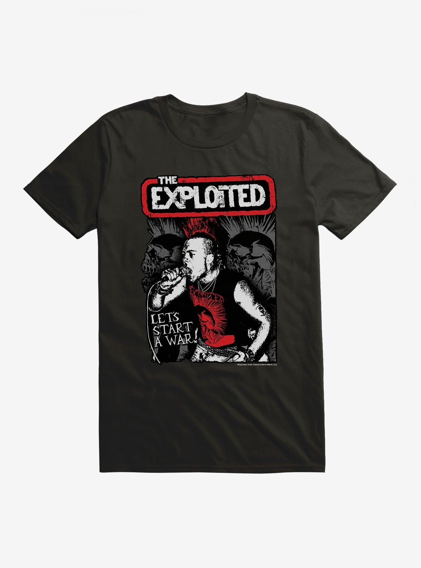 The Exploited Start A War T-Shirt | Trending Graphic Tee For Fans